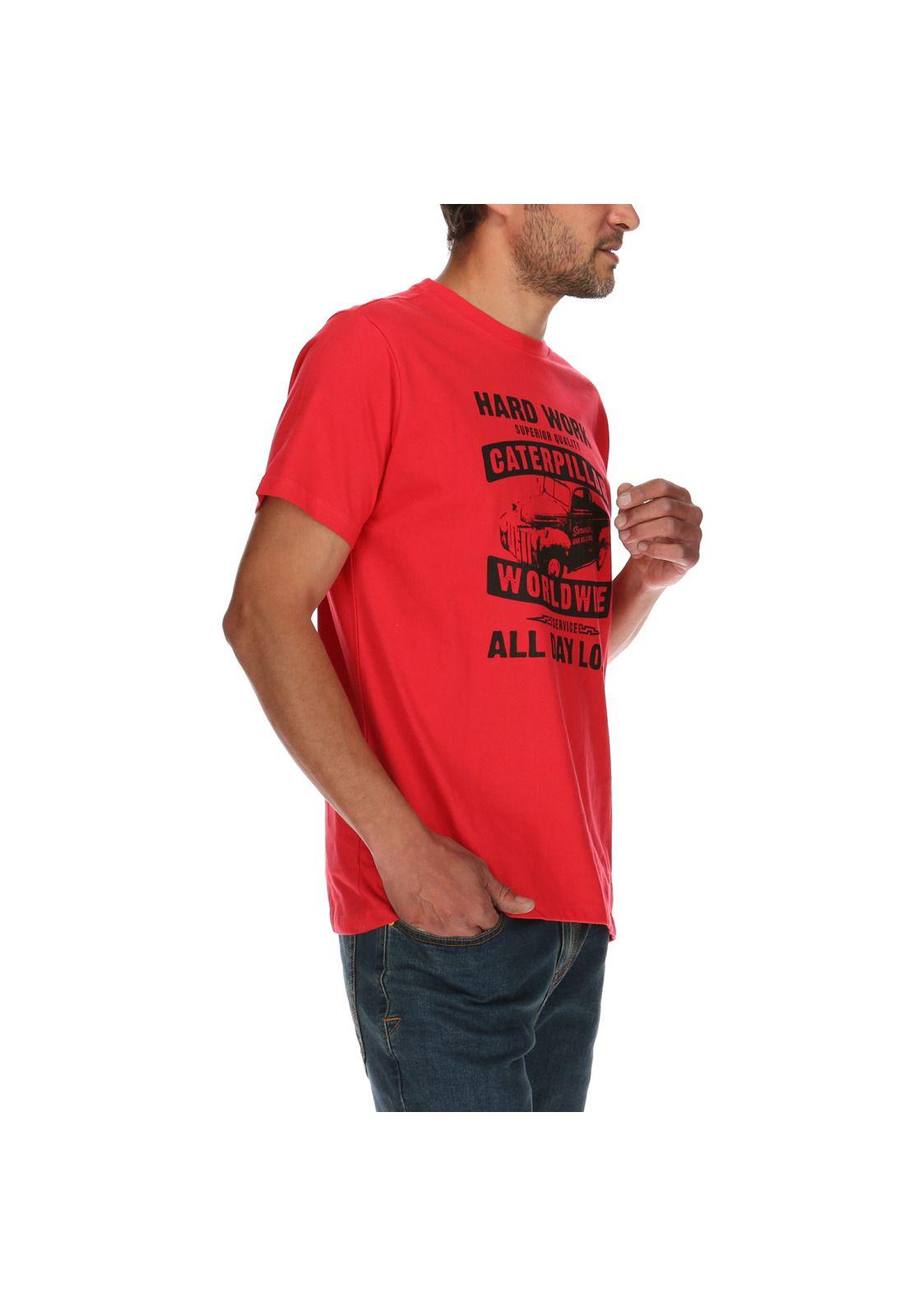 Polera Hombre All Day Rojo-3