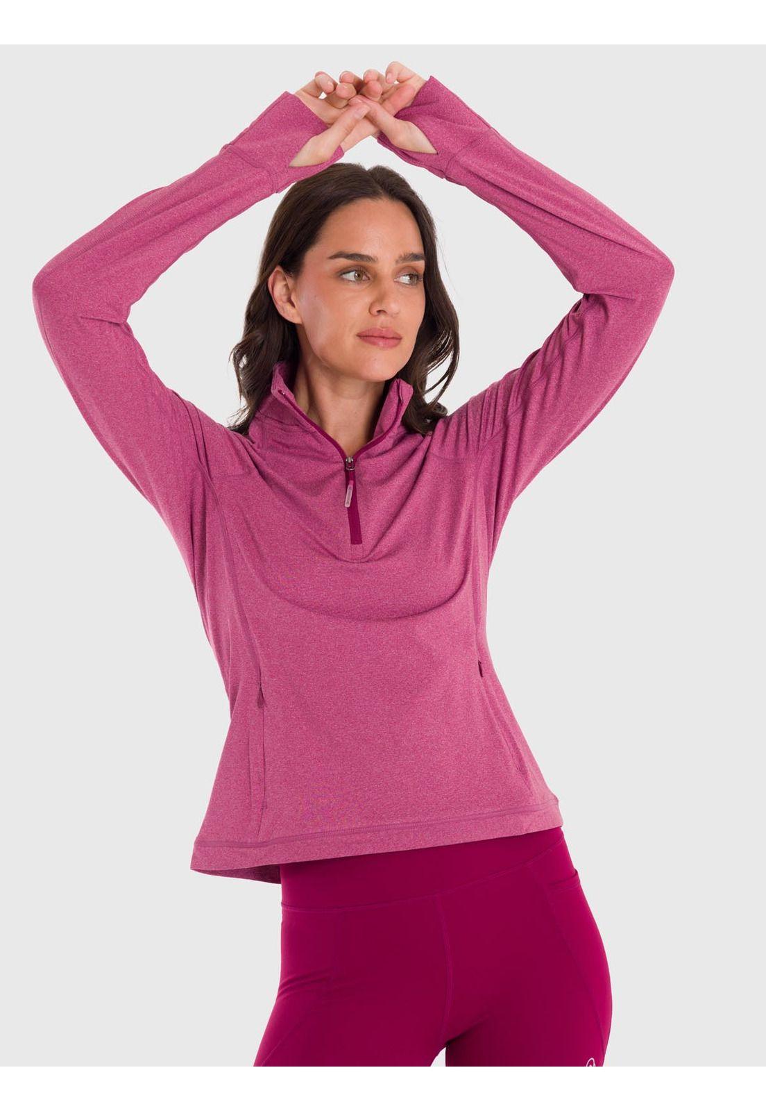 Polerón Mujer Warmer Valeria Carmenere-1