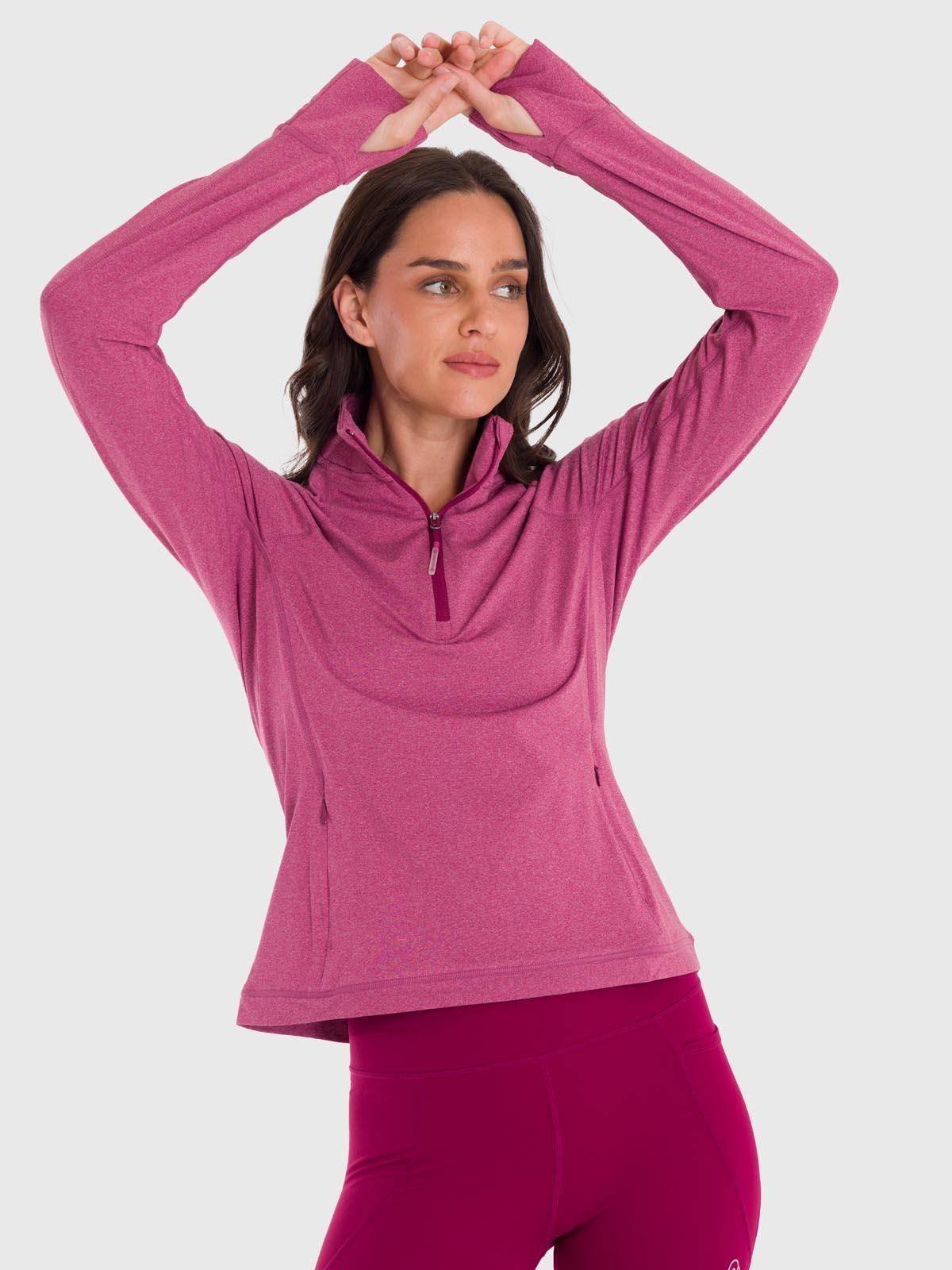 Polerón Mujer Warmer Valeria Carmenere-1