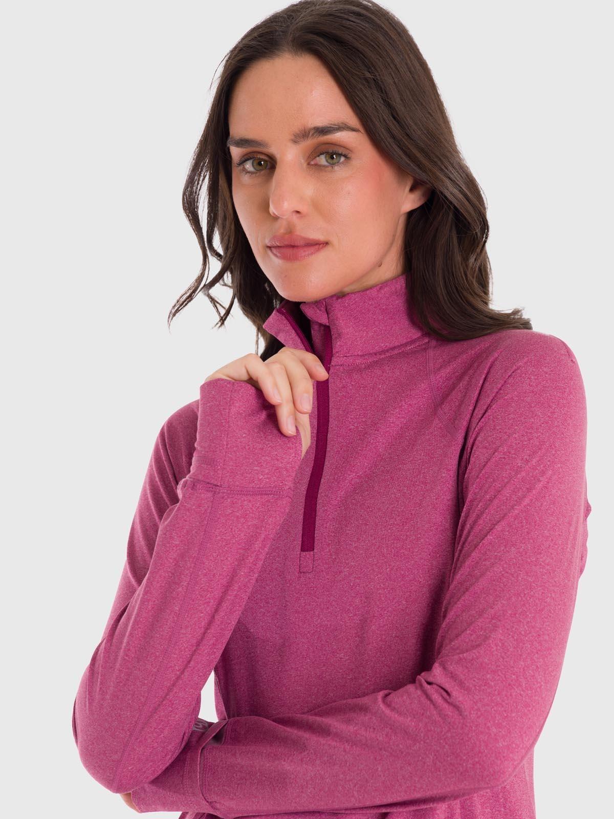 Polerón Mujer Warmer Valeria Carmenere-5