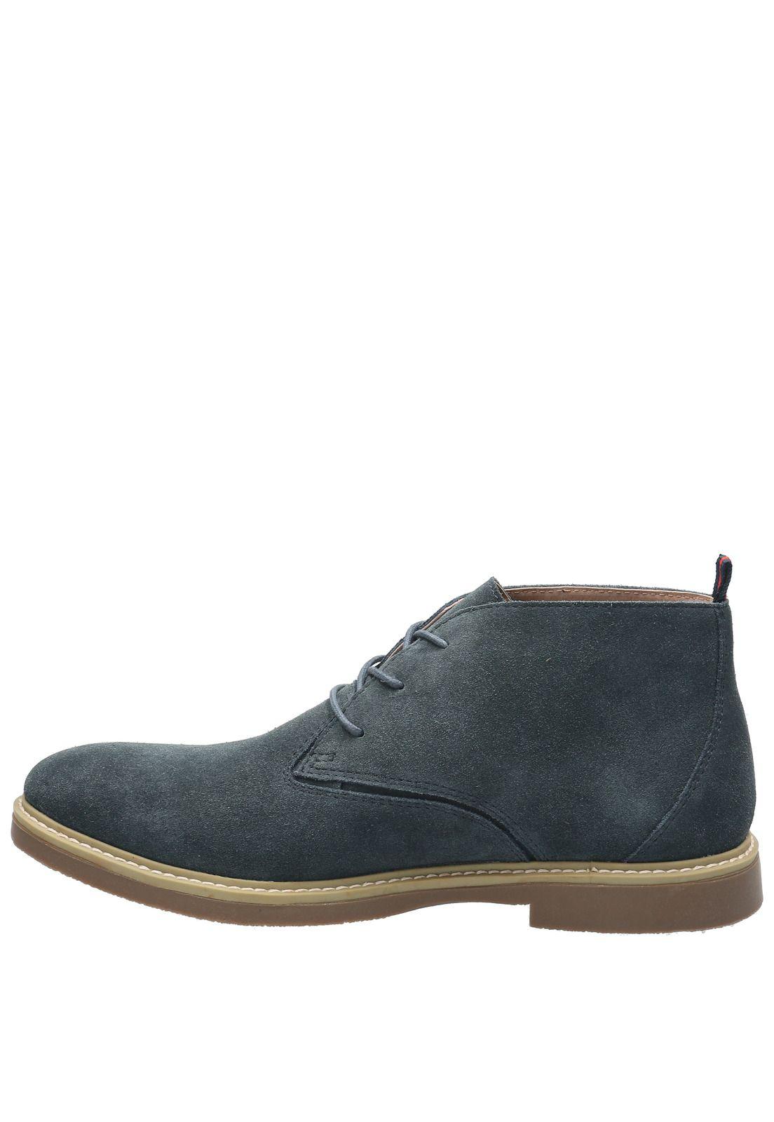 Botin Cuero New Safari Azul-5