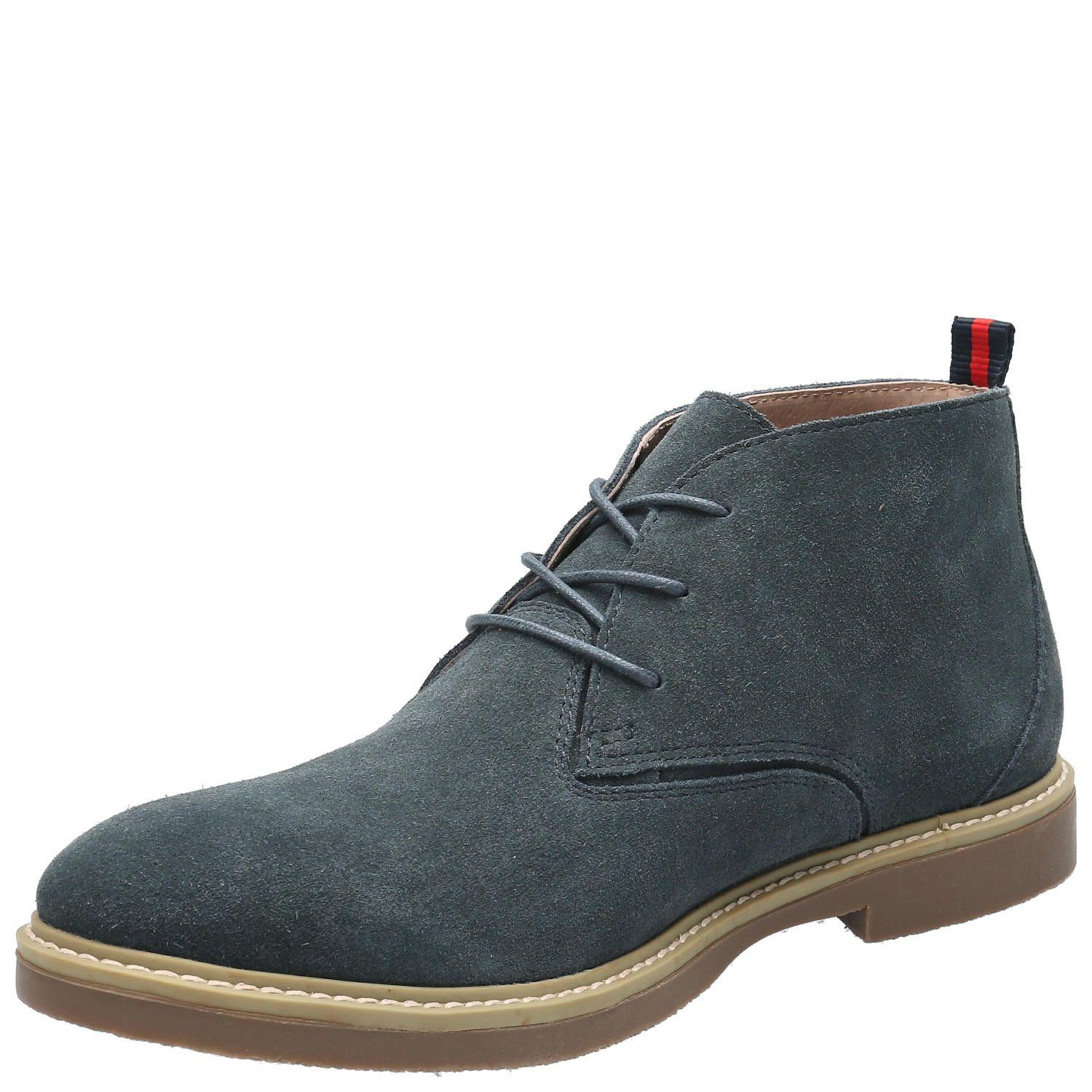 Botin Cuero New Safari Azul-4