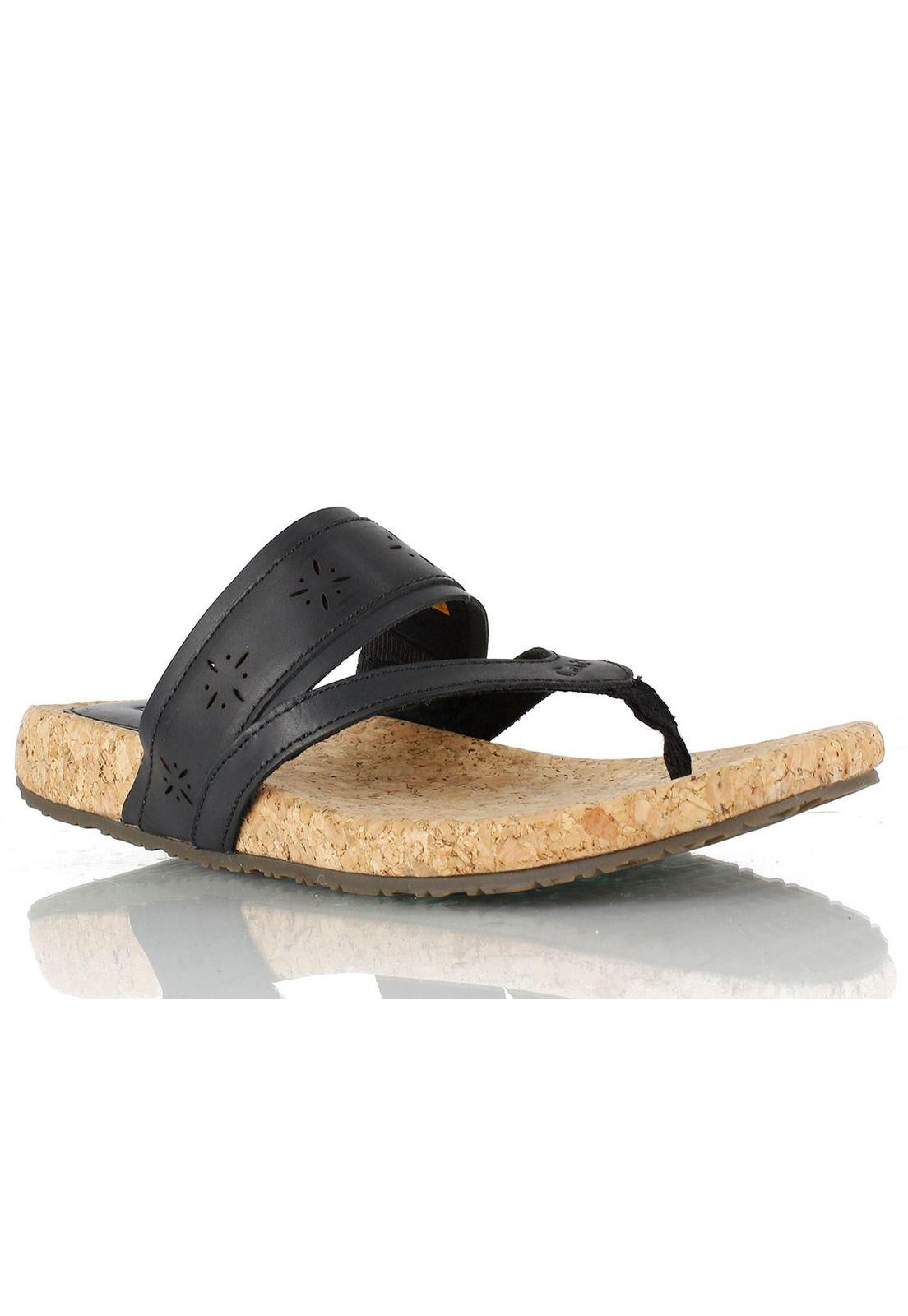 Sandalia Mujer Casual Tasie Negro-0