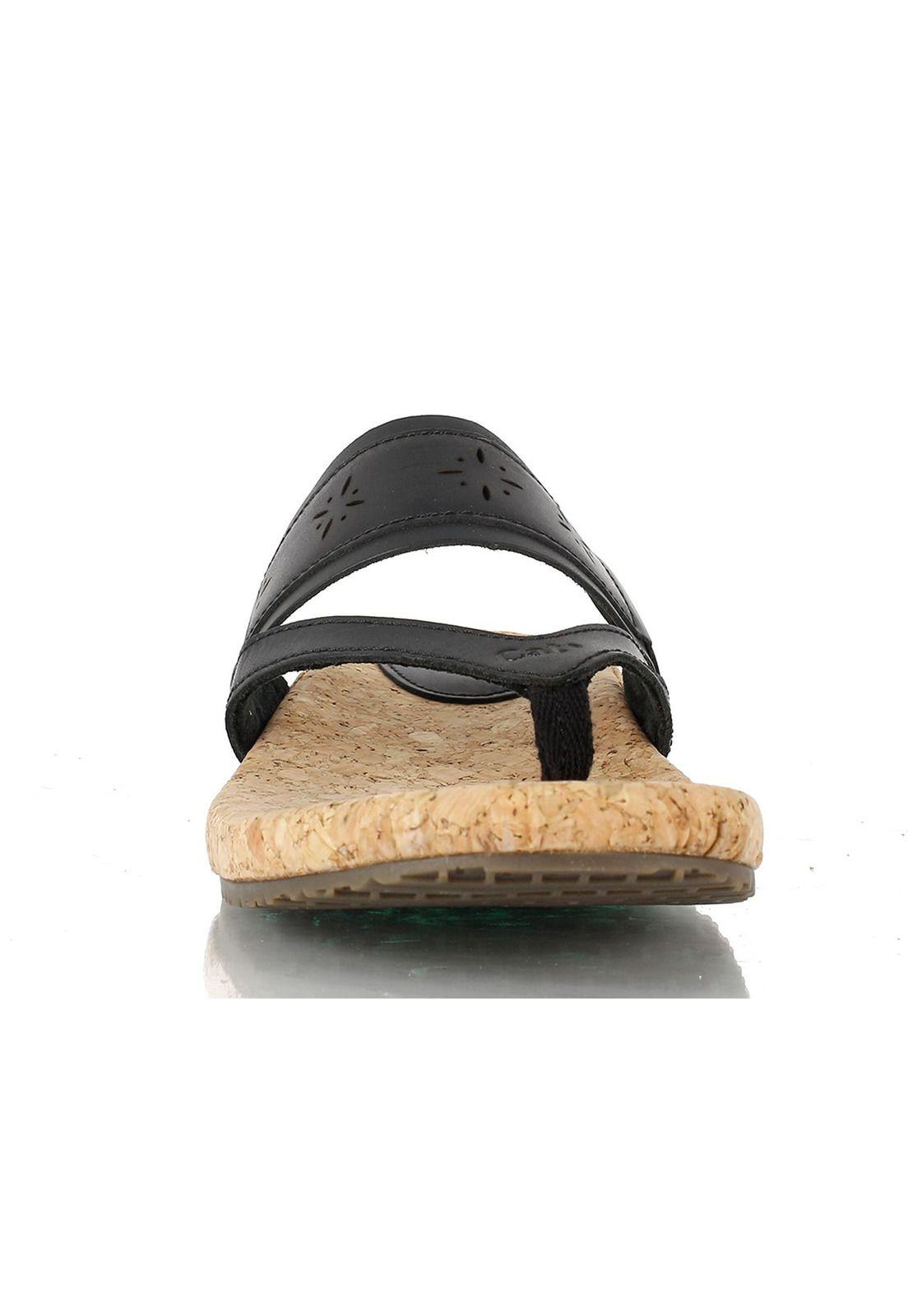 Sandalia Mujer Casual Tasie Negro-3