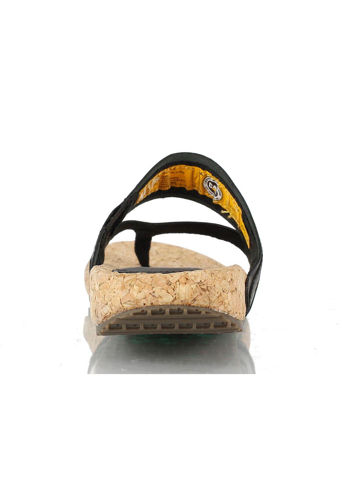 Sandalia Mujer Casual Tasie Negro-4