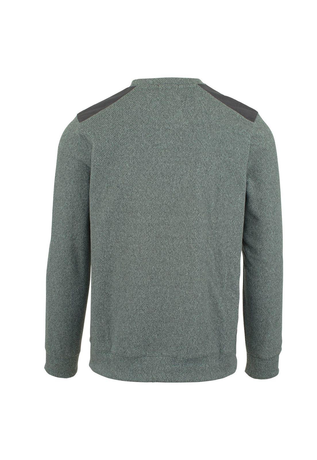 Polar Hombre Trailhead Twill Crewneck Gris-1