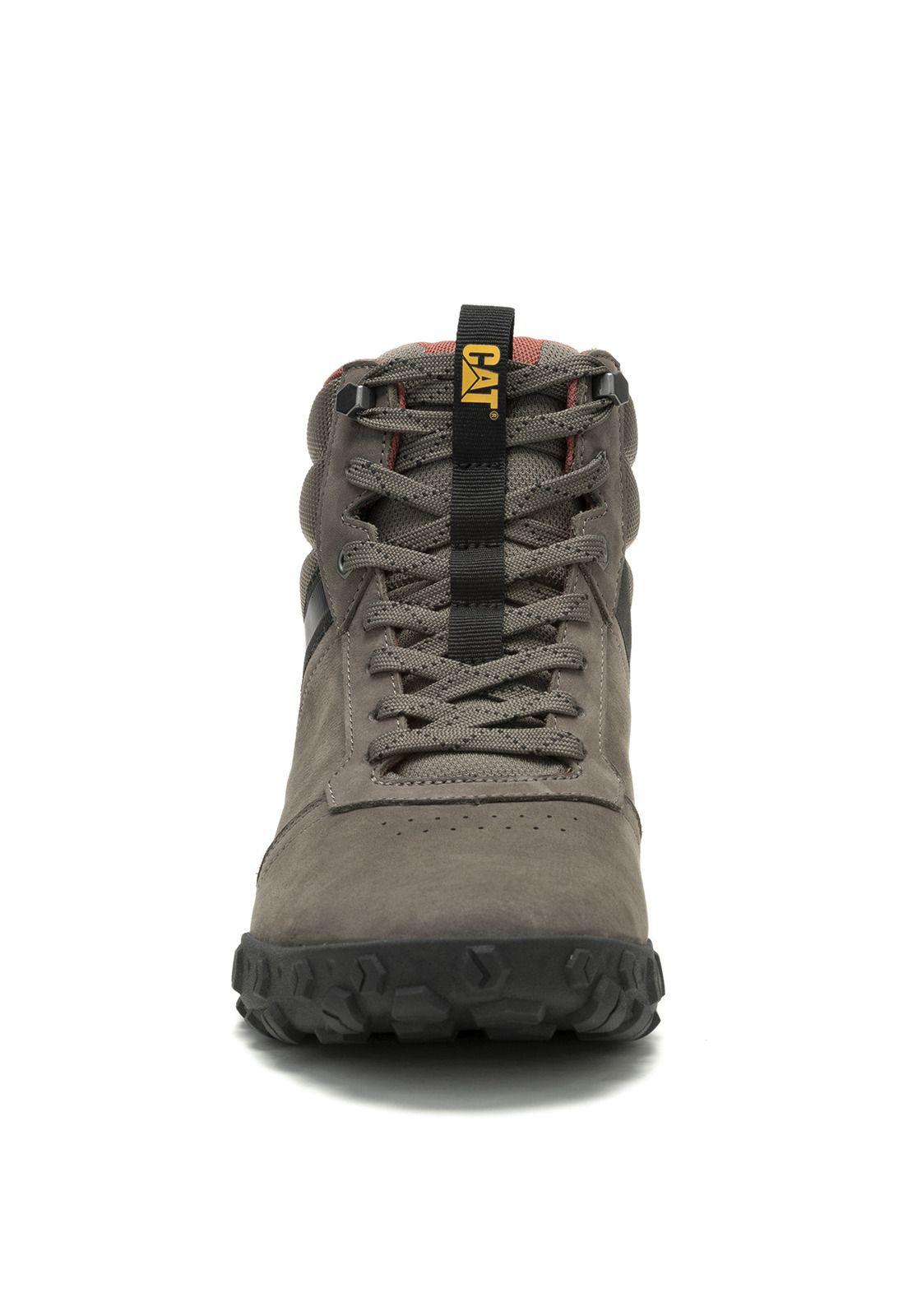 Zapatilla C/Caña Casual Hombre Hex Ready Mid Gris-4