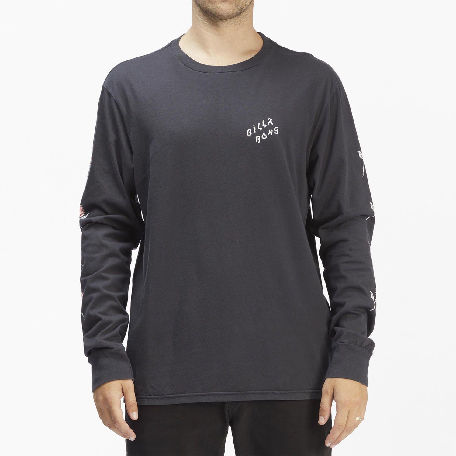 Polera M/L Hombre Peace Negro-0