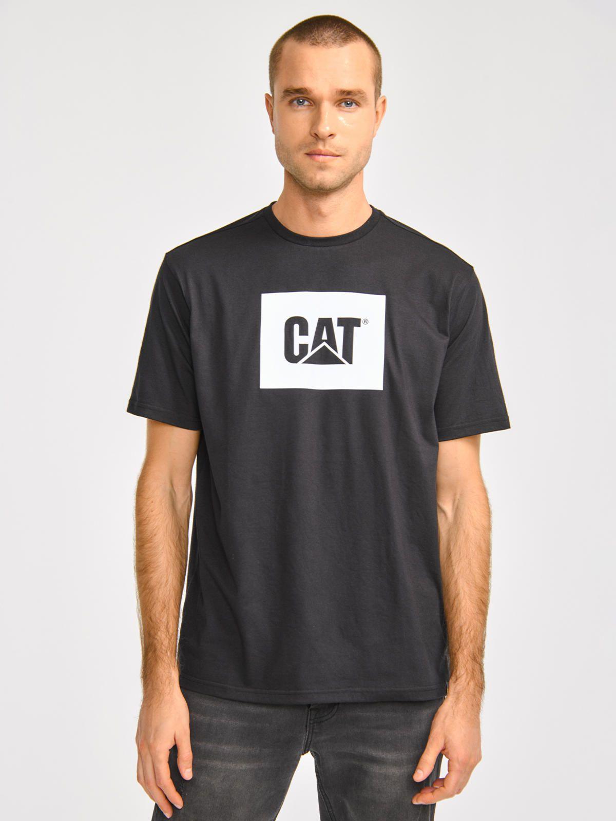 Polera Manga Corta Hombre Reflective Cat LogoNegro-0
