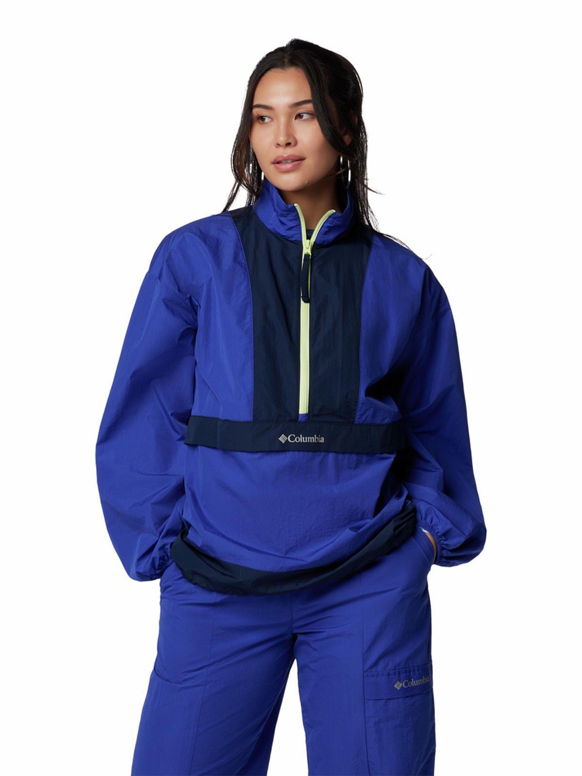 Cortaviento Mujer Boundle Anorak Azul-0