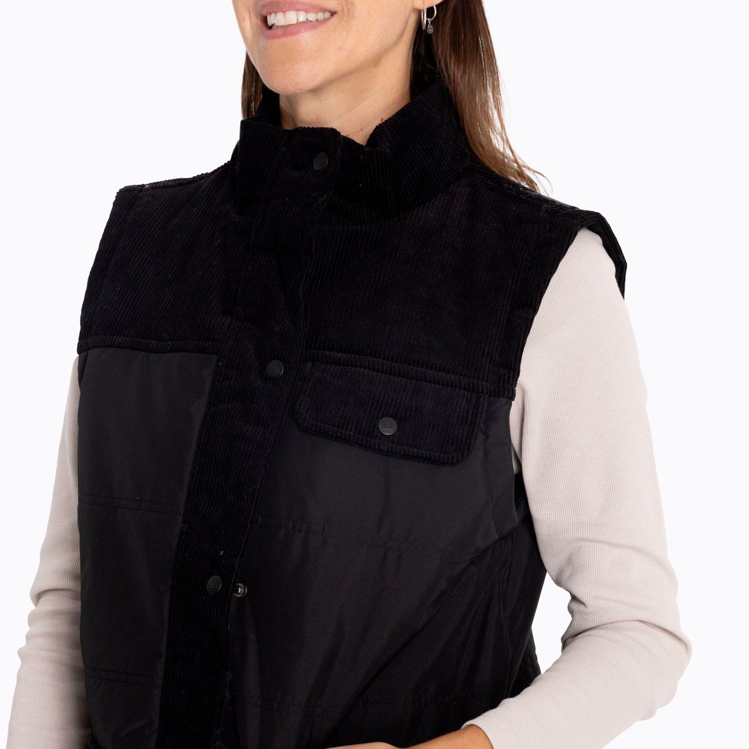 Parka Sin Mangas Mujer Lava Negro-5