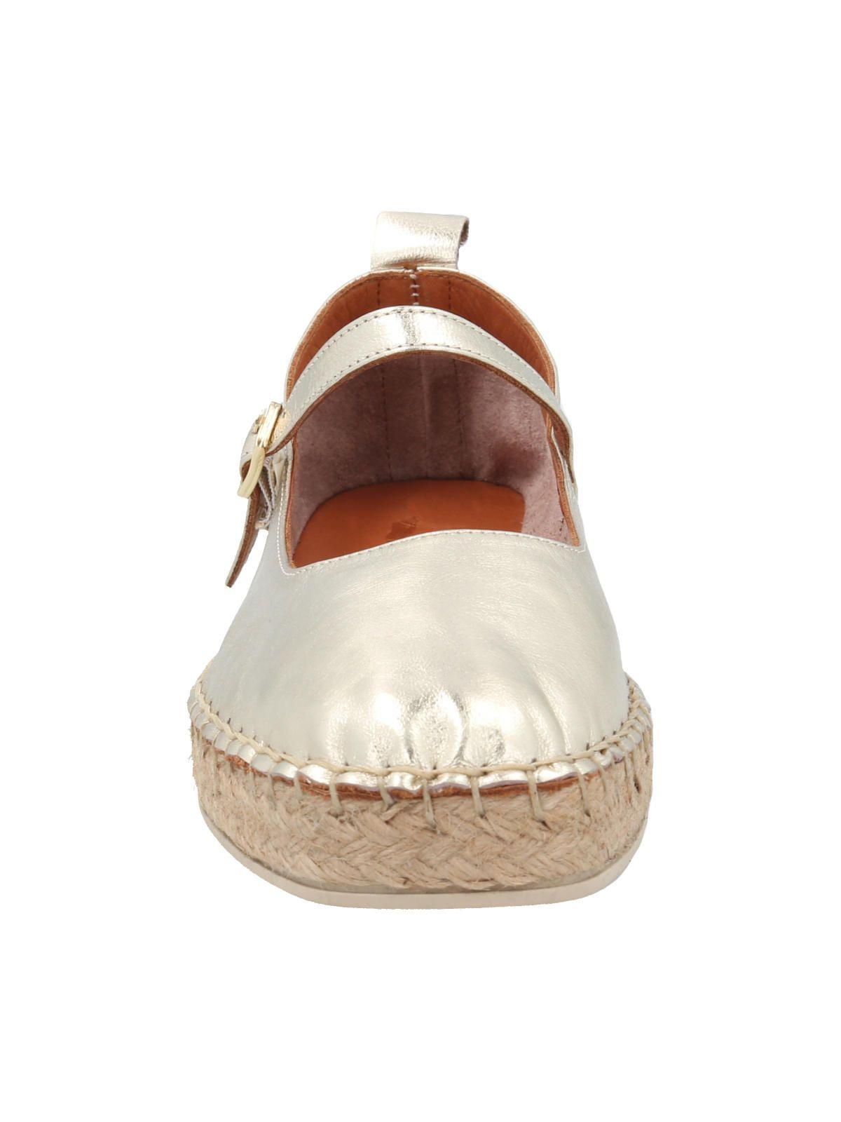 Alpargata Cuero Mujer Pekin Metalizado-3