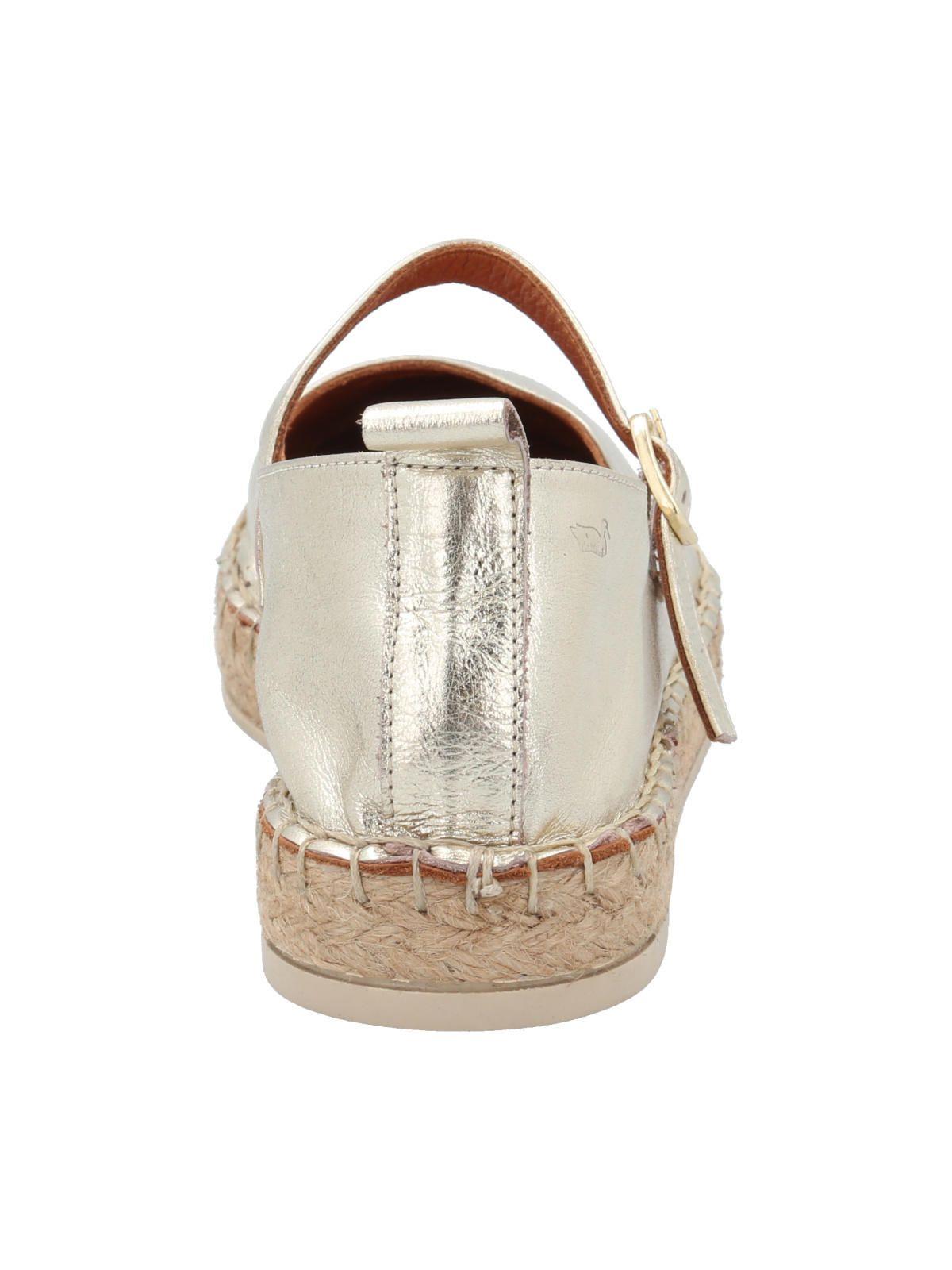 Alpargata Cuero Mujer Pekin Metalizado-6
