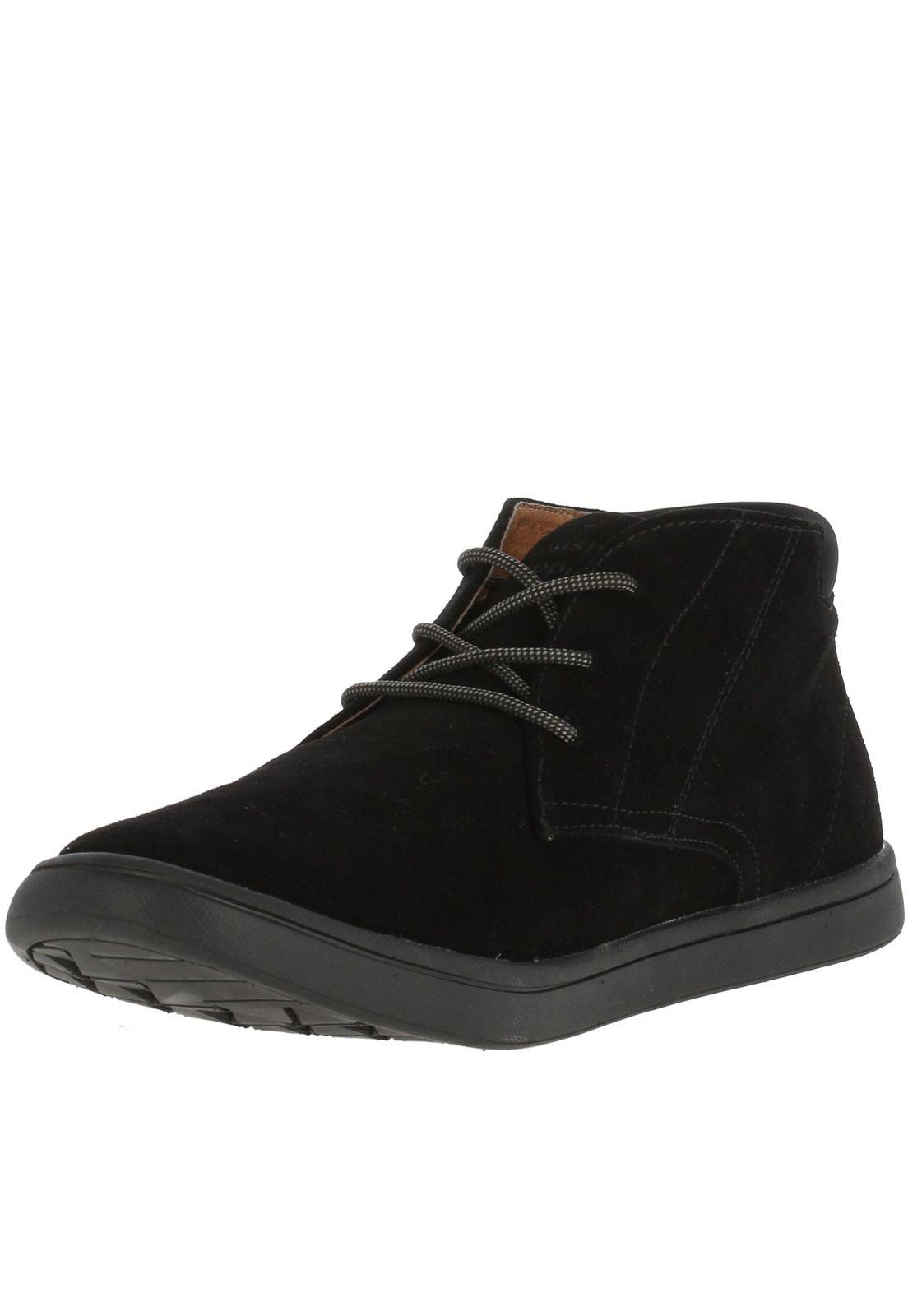 Botin Cuero Hombre Wes Lite Negro-1