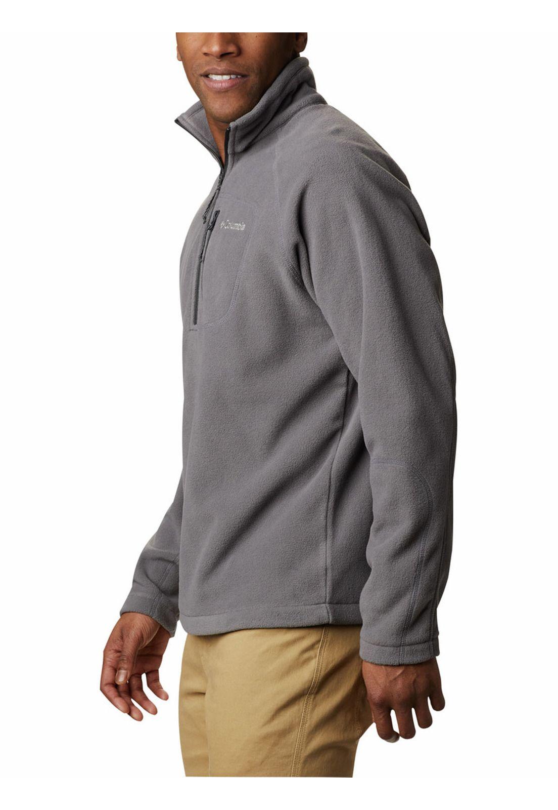 Polar Hombre Fast Trek Iii Half Zip Gris-1