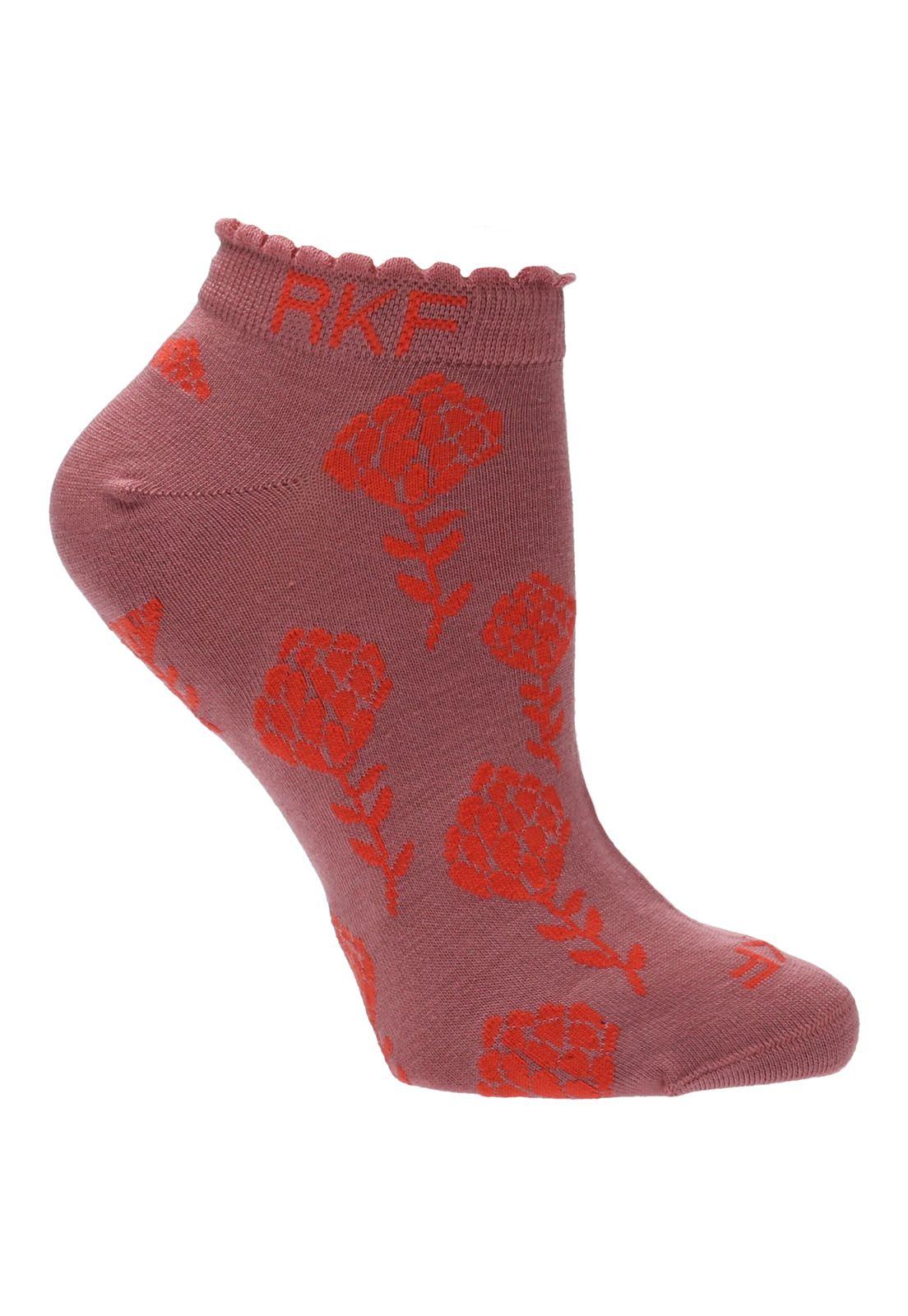 Calcetin Casual Rfv23W Ped St Dalia Rosado Mujer-0