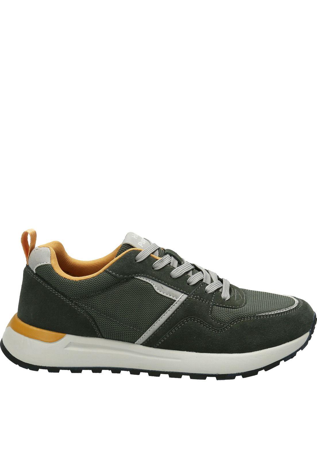 Zapatilla Cuero Hombre Owen Verde-1