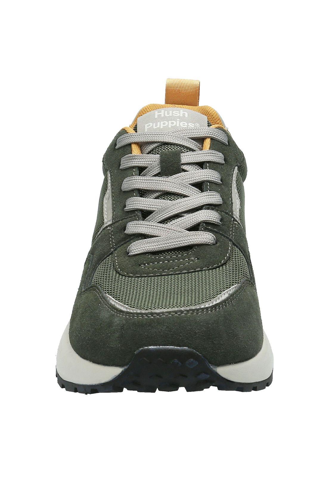 Zapatilla Cuero Hombre Owen Verde-3