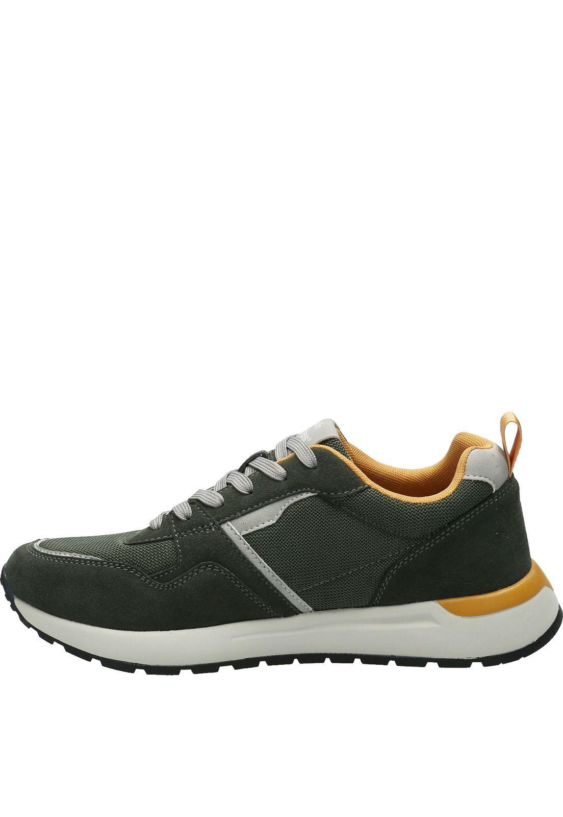Zapatilla Cuero Hombre Owen Verde-5