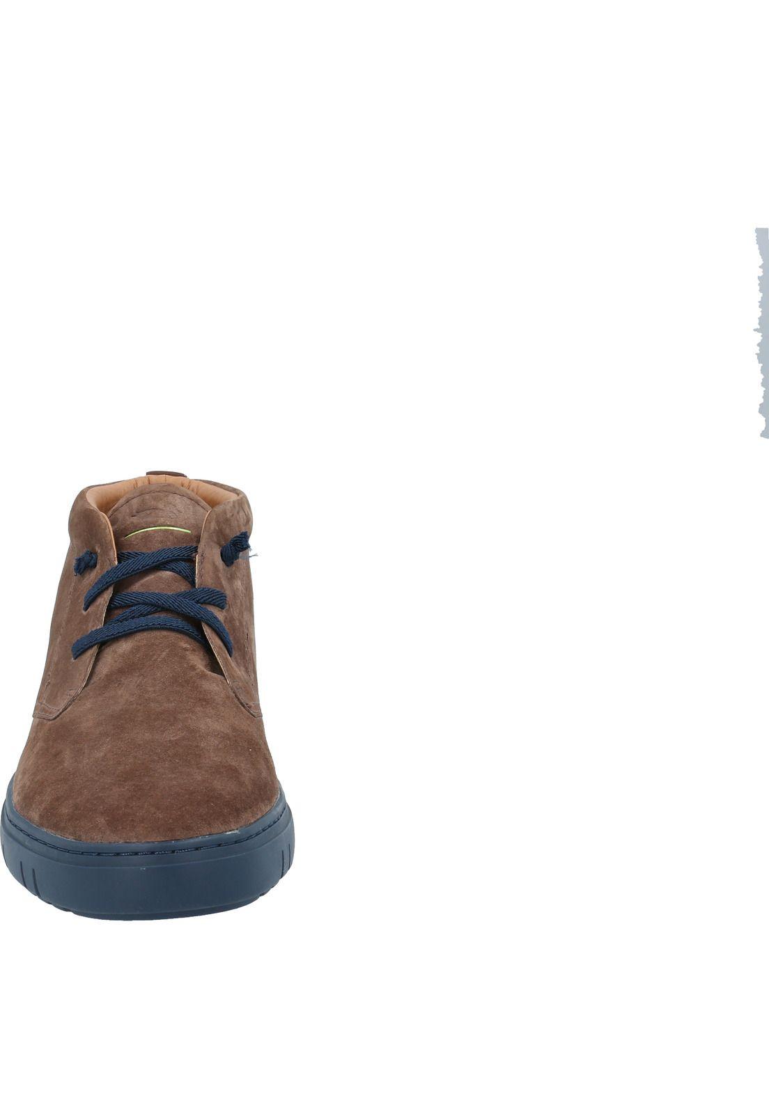 Botin Cuero Hombre Albornoz Café-2