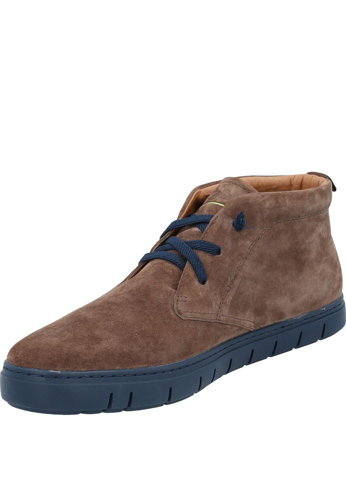 Botin Cuero Hombre Albornoz Café-3