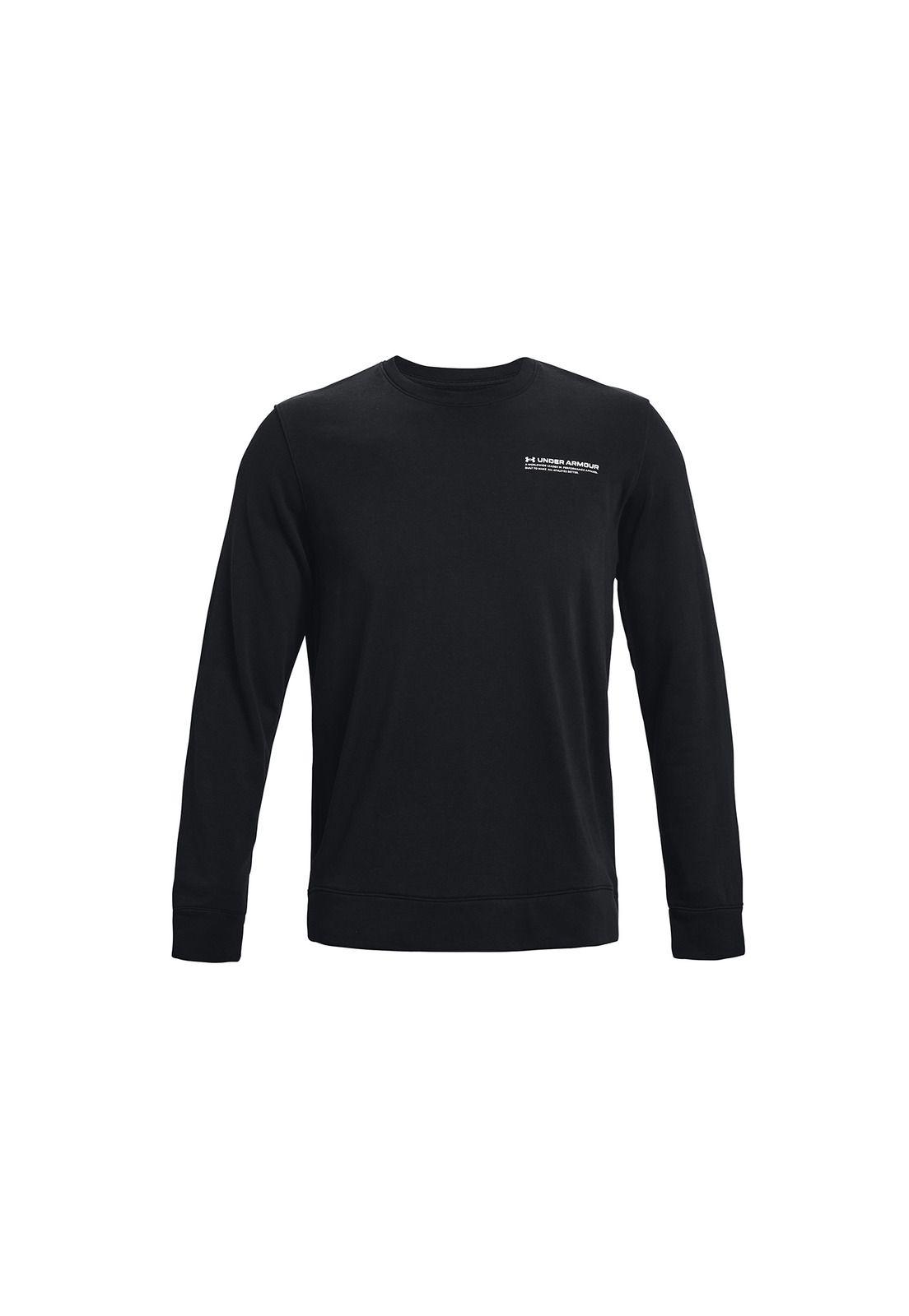 Polerón Hombre Rival Terry Logo Crw Negro-0