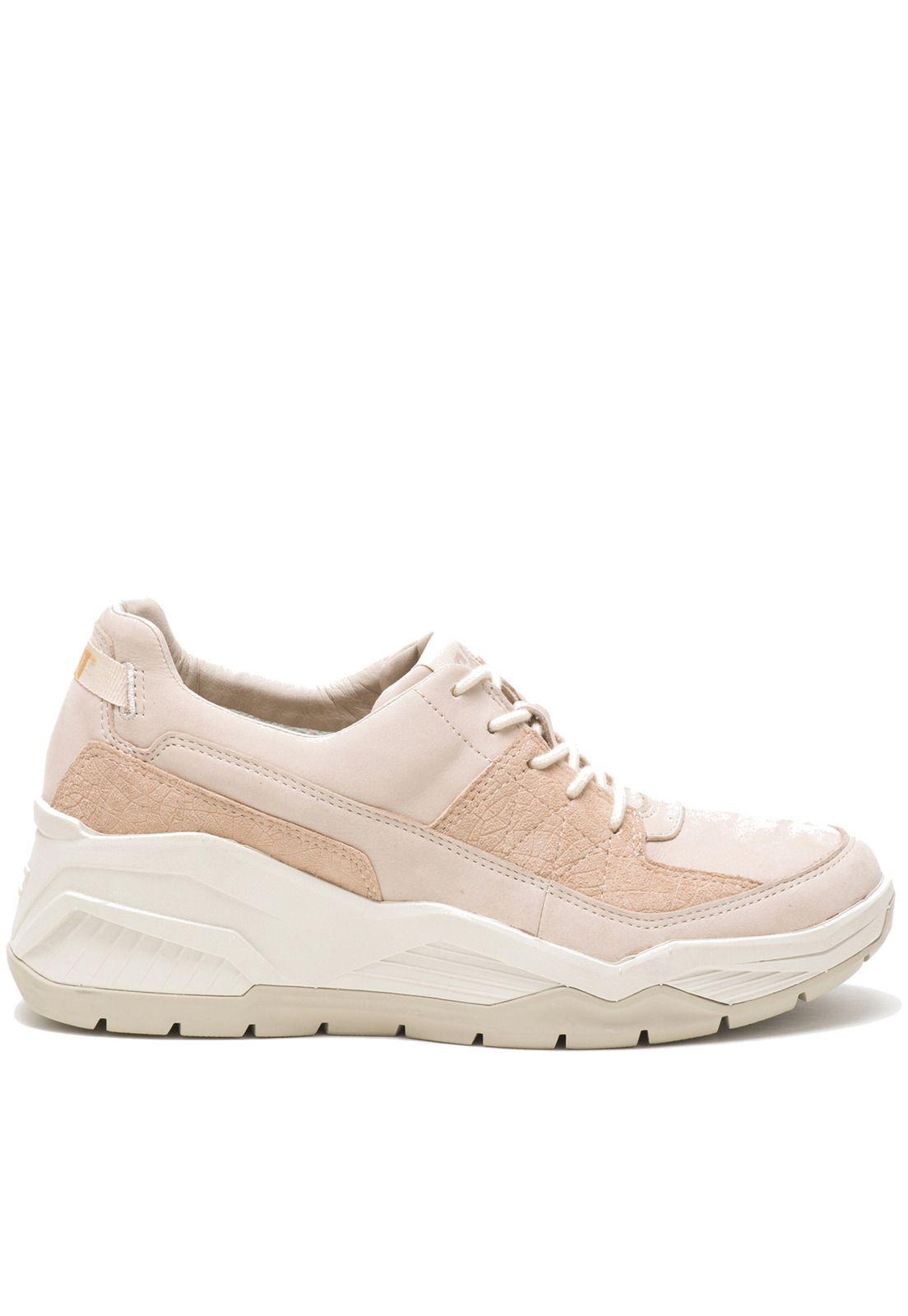 Zapatilla cuero Watchful Rosa Mujer-1