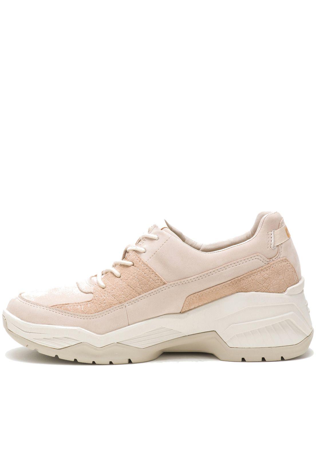 Zapatilla cuero Watchful Rosa Mujer-3