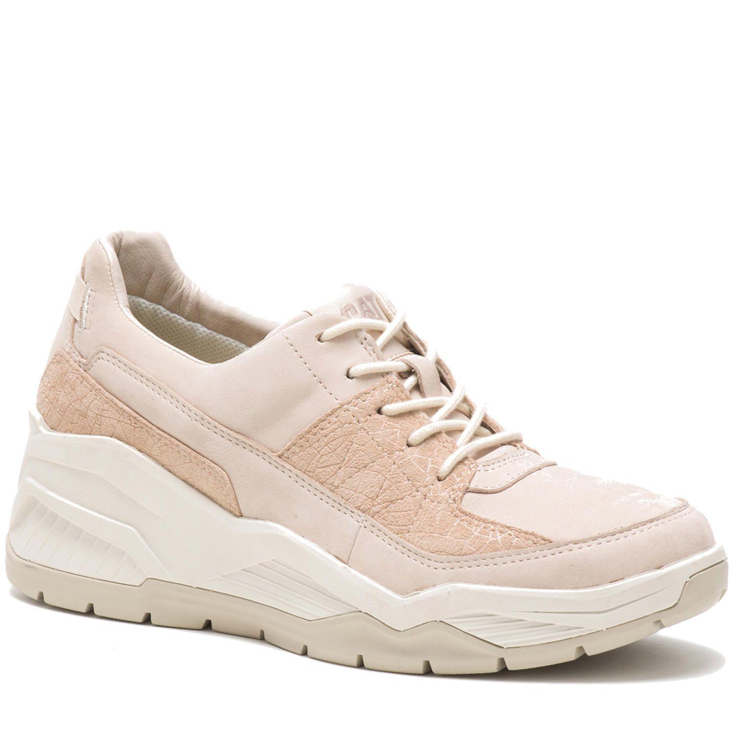 Zapatilla cuero Watchful Rosa Mujer-0