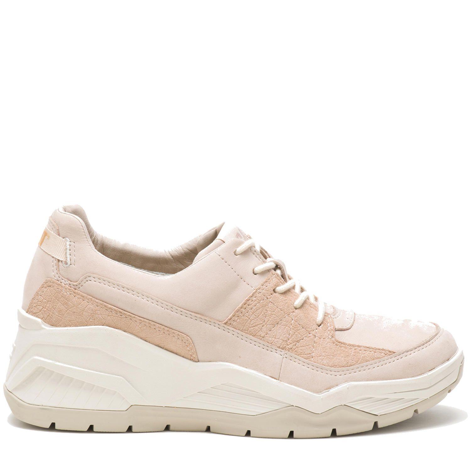 Zapatilla cuero Watchful Rosa Mujer-1