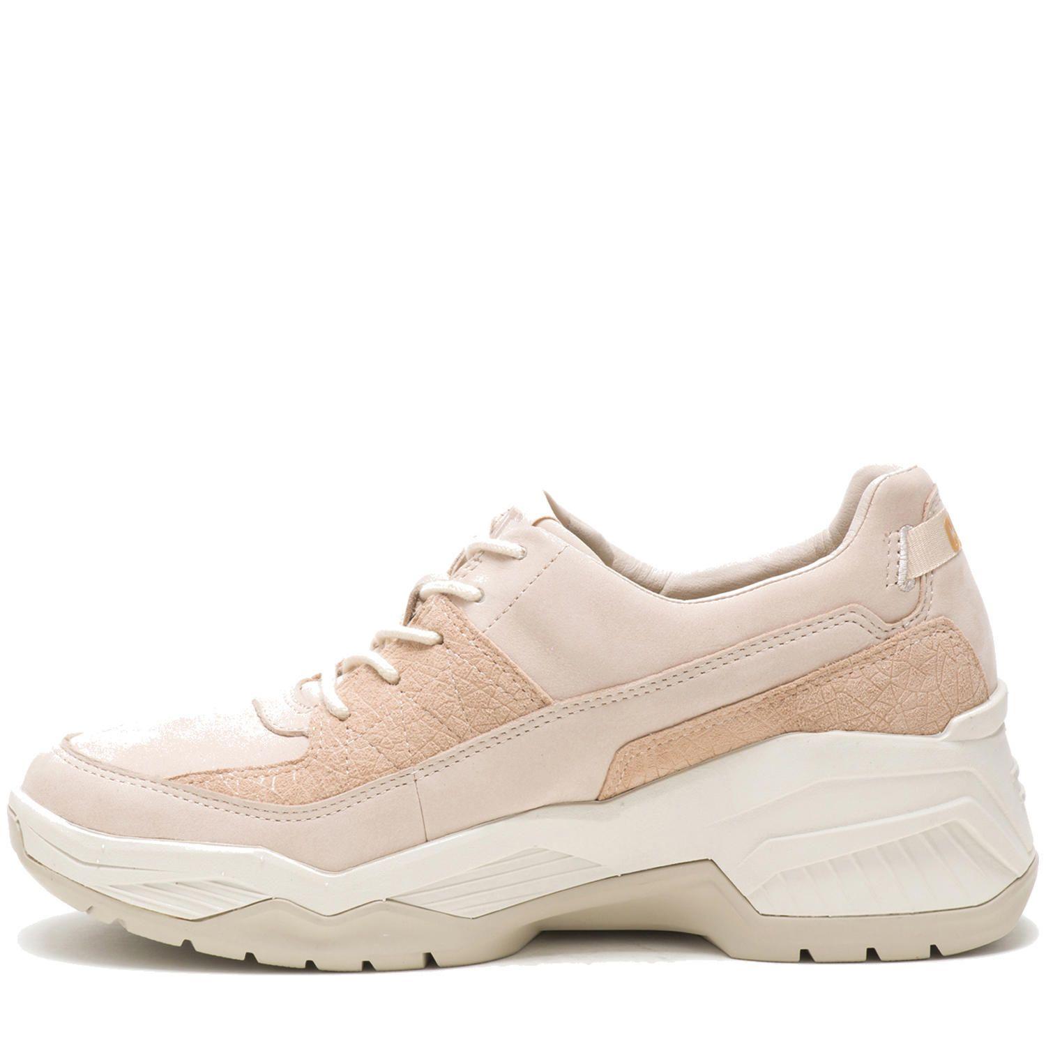 Zapatilla cuero Watchful Rosa Mujer-3