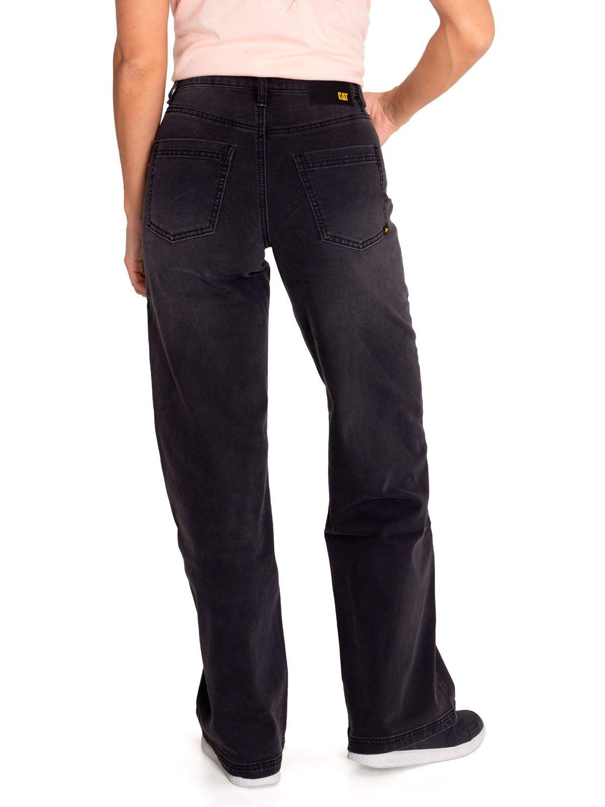 Jeans Wide Leg Mujer Triblend Stretch Gris Denim CAT-3