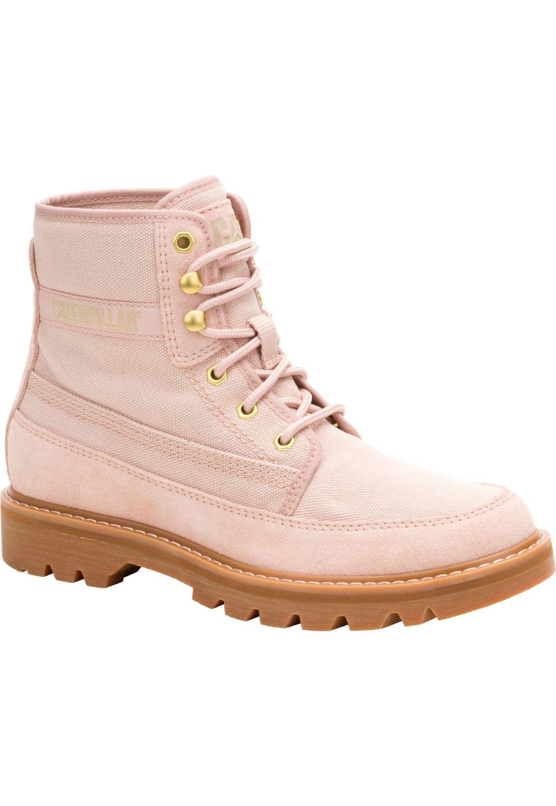 Botín Colorado Canvas Mujer Palo Rosa-0