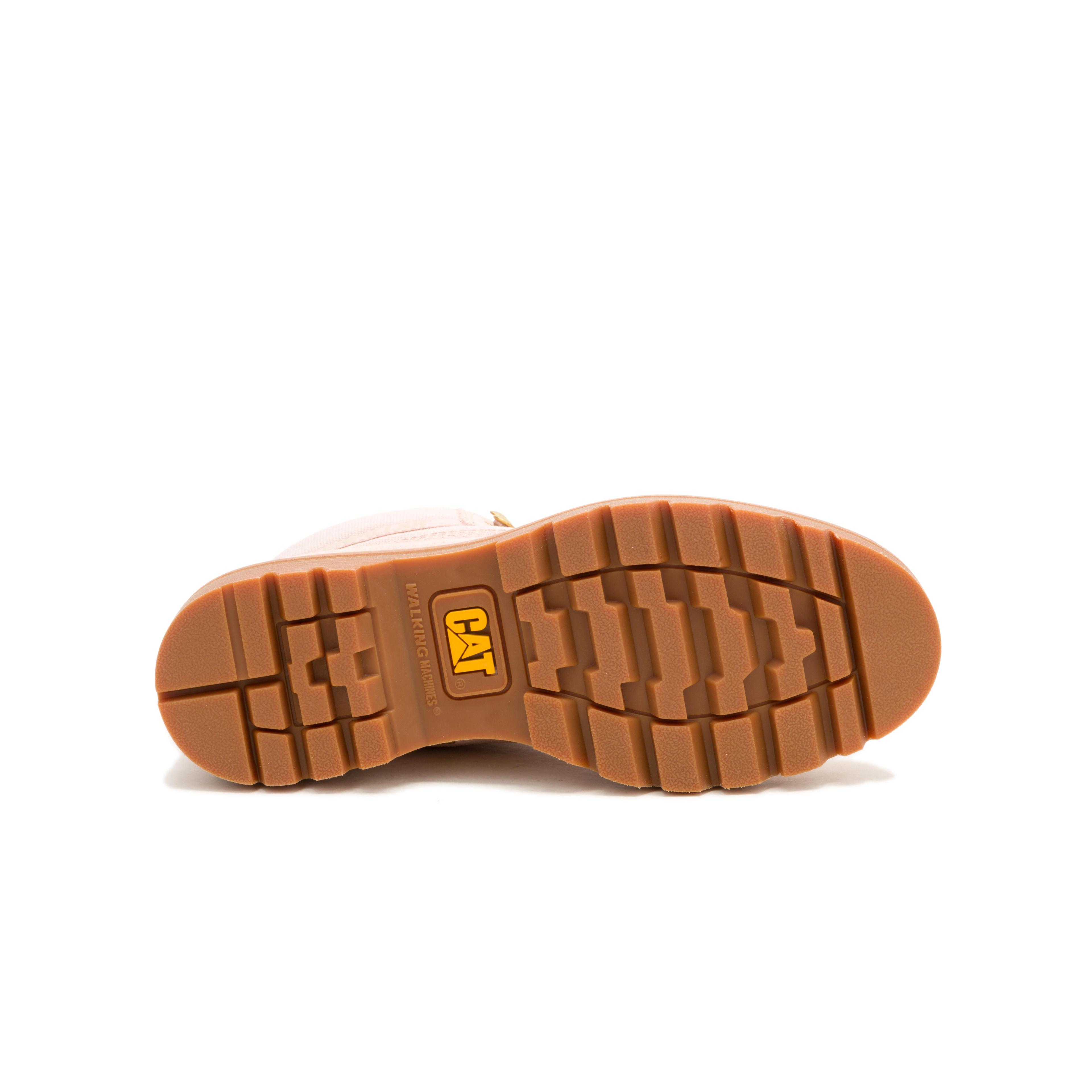 Botín Colorado Canvas Mujer Palo Rosa-6