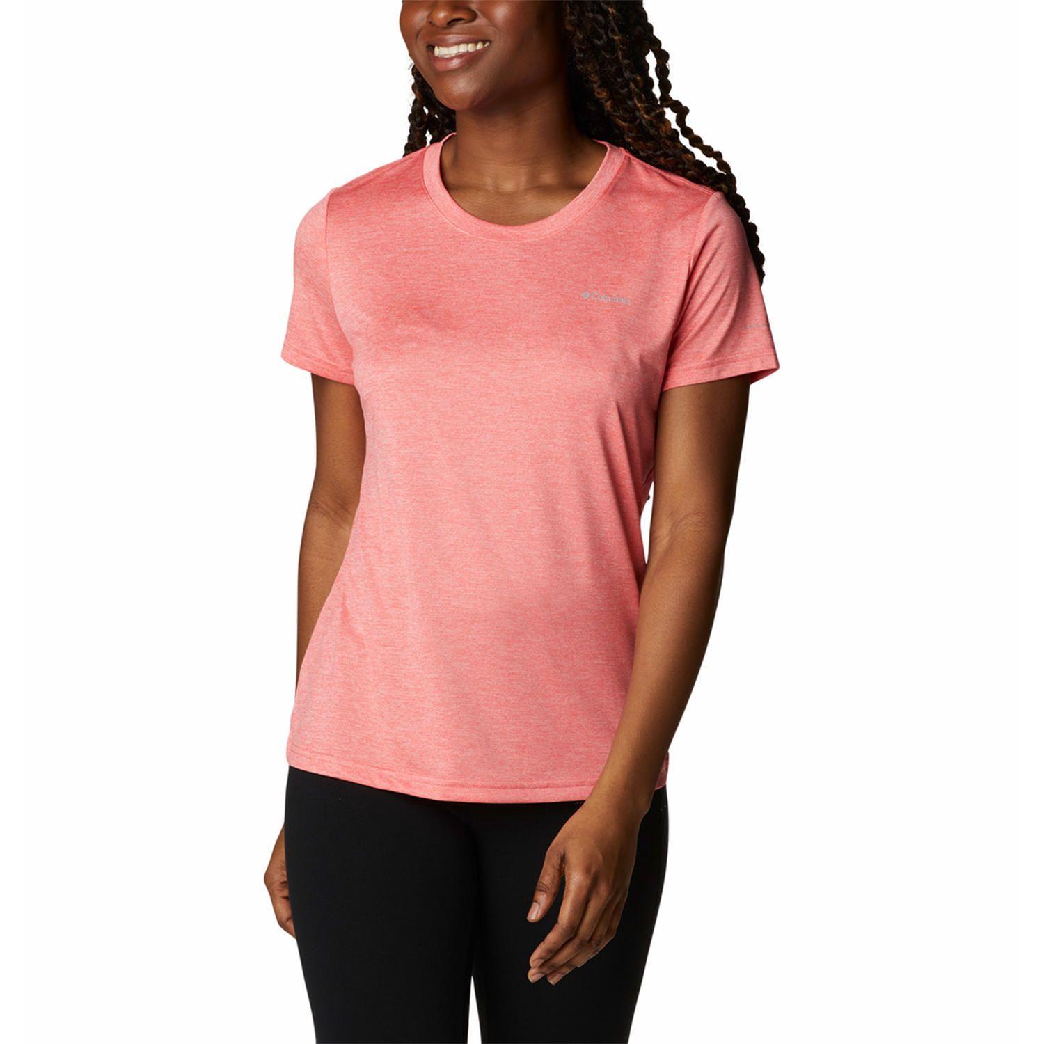 Polera Polo Mujer Columbia Hike Ss Rosado-0