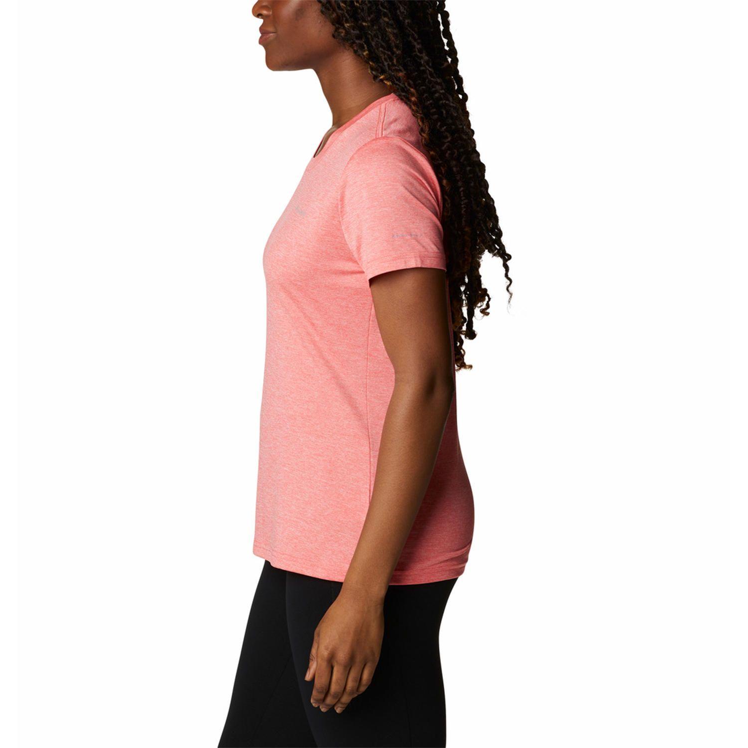 Polera Polo Mujer Columbia Hike Ss Rosado-1