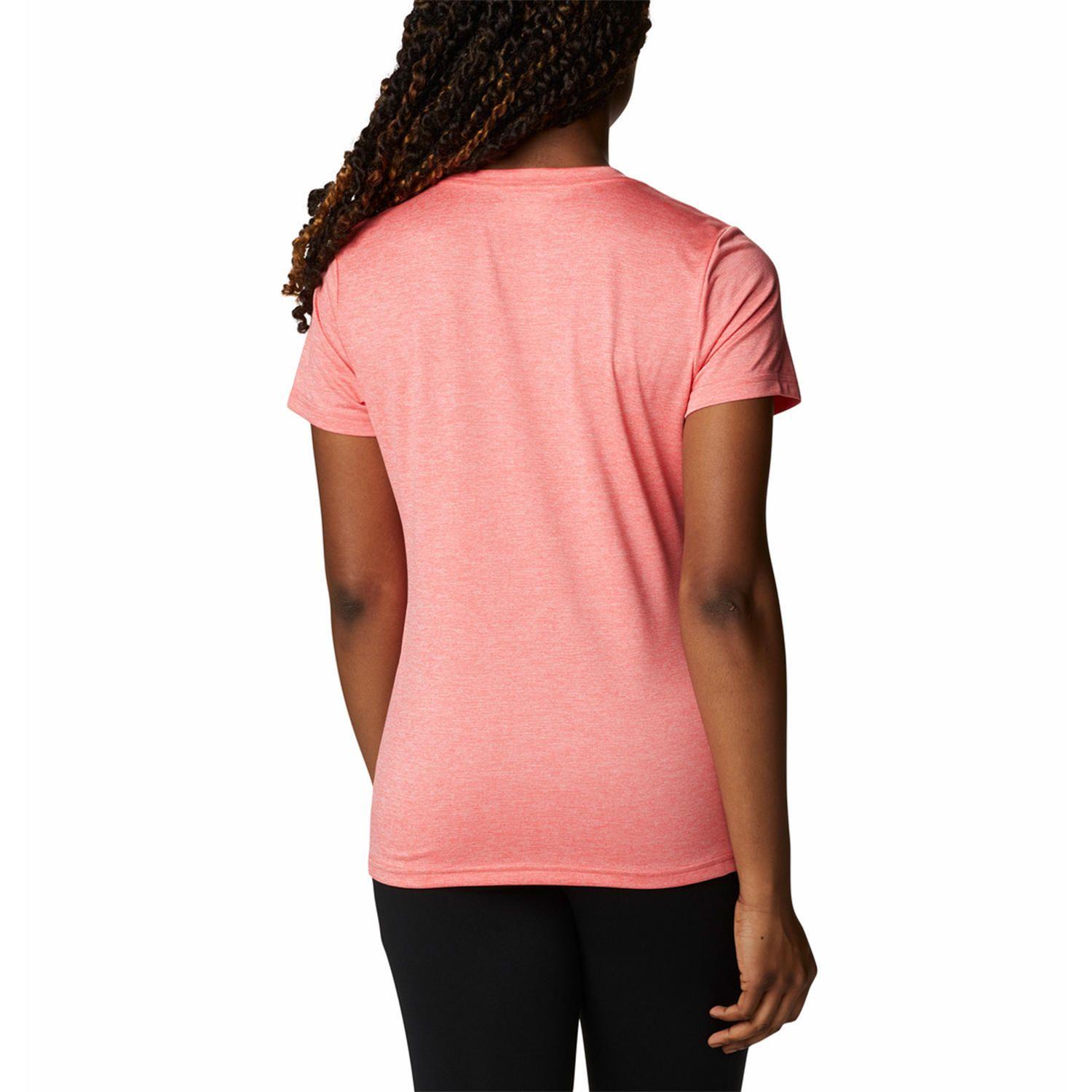 Polera Polo Mujer Columbia Hike Ss Rosado-3