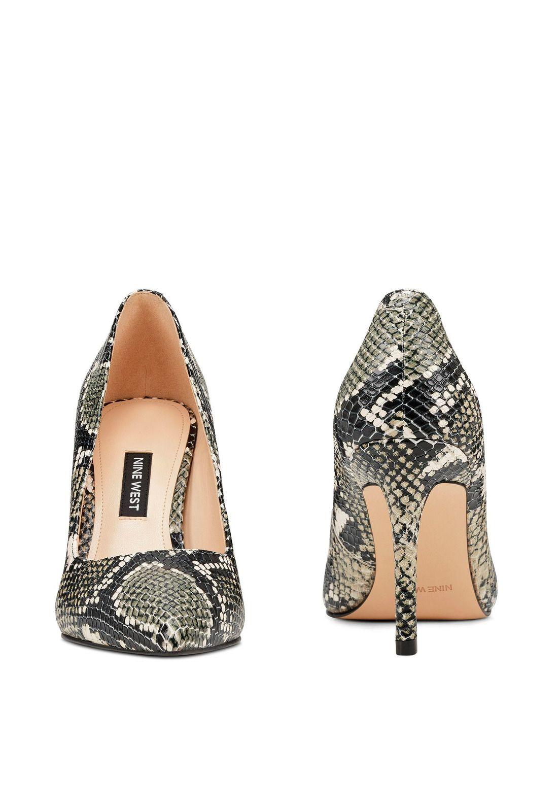 Zapato Cuero Ezra Pitón Mujer Nine West-3