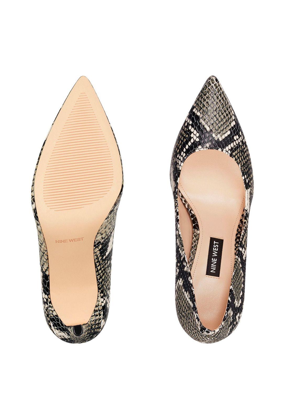 Zapato Cuero Ezra Pitón Mujer Nine West-4