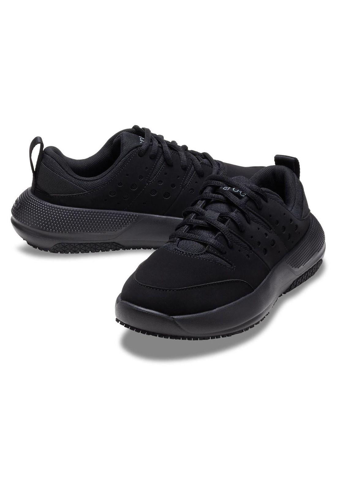 Zapatilla Mujer Crocs Work OTC Antideslizante Negro-3