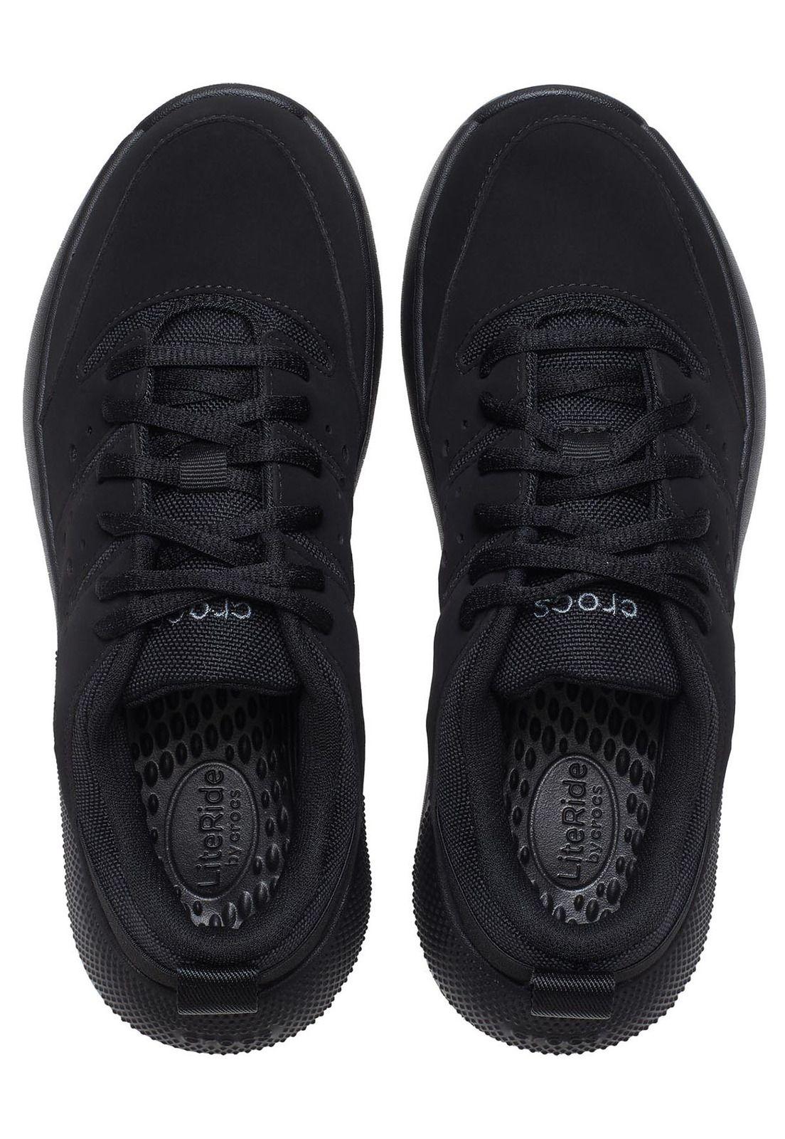 Zapatilla Mujer Crocs Work OTC Antideslizante Negro-4