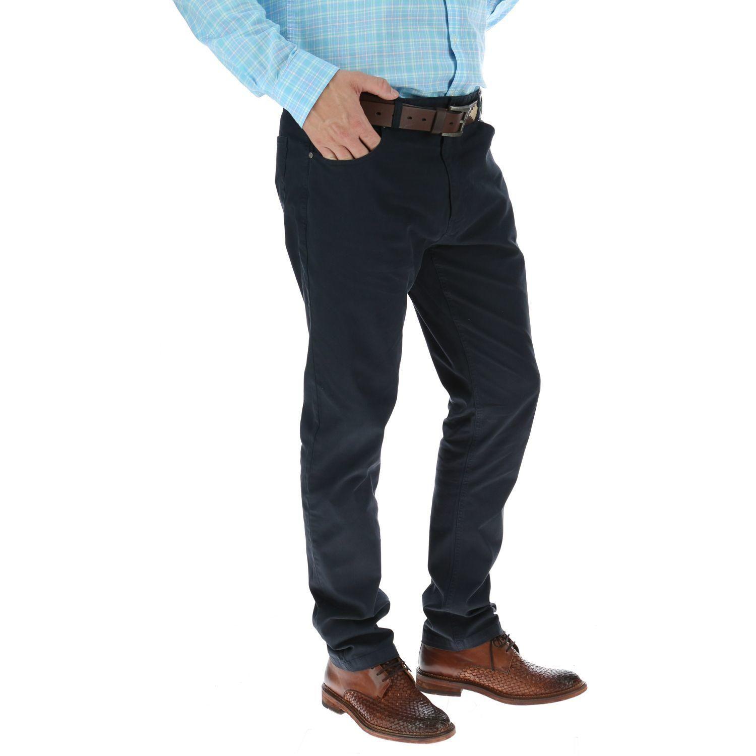Pantalón Hombre Five Azul-3