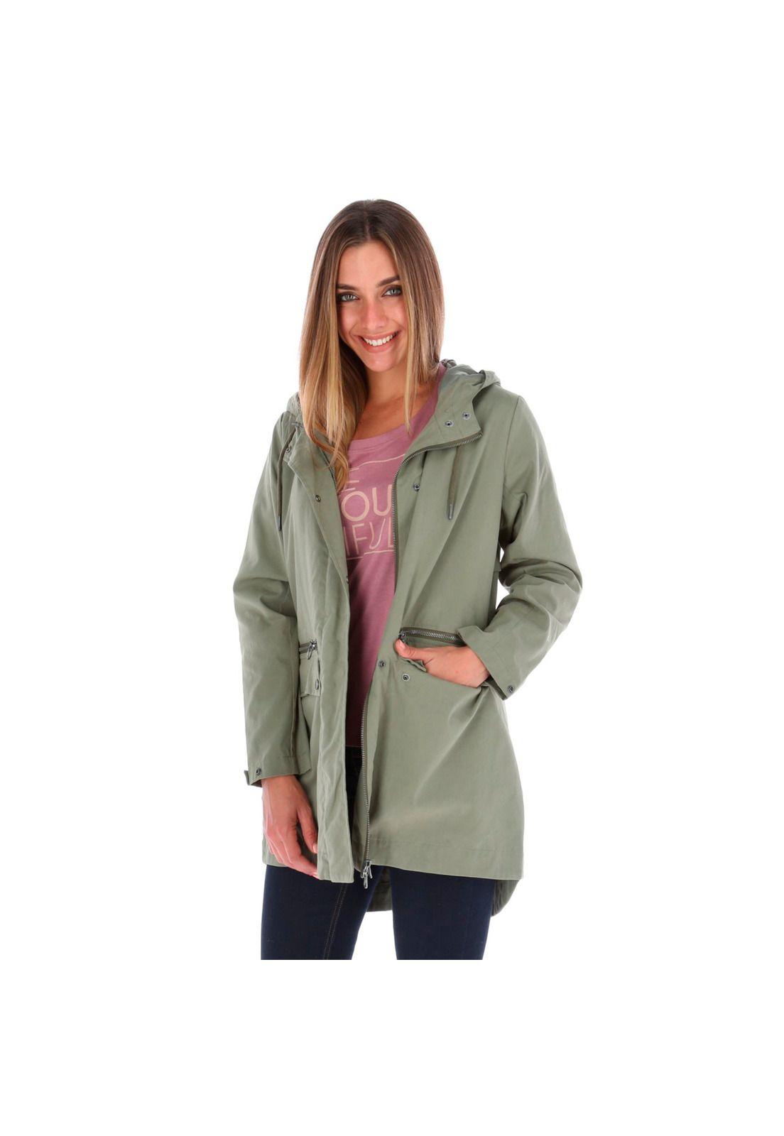 CHAQUETA MUJER PHOEBE TRENCH VERDE CLARO-0