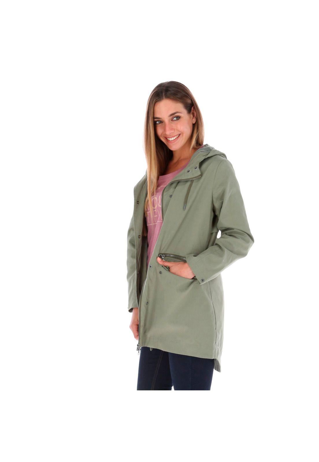 CHAQUETA MUJER PHOEBE TRENCH VERDE CLARO-1
