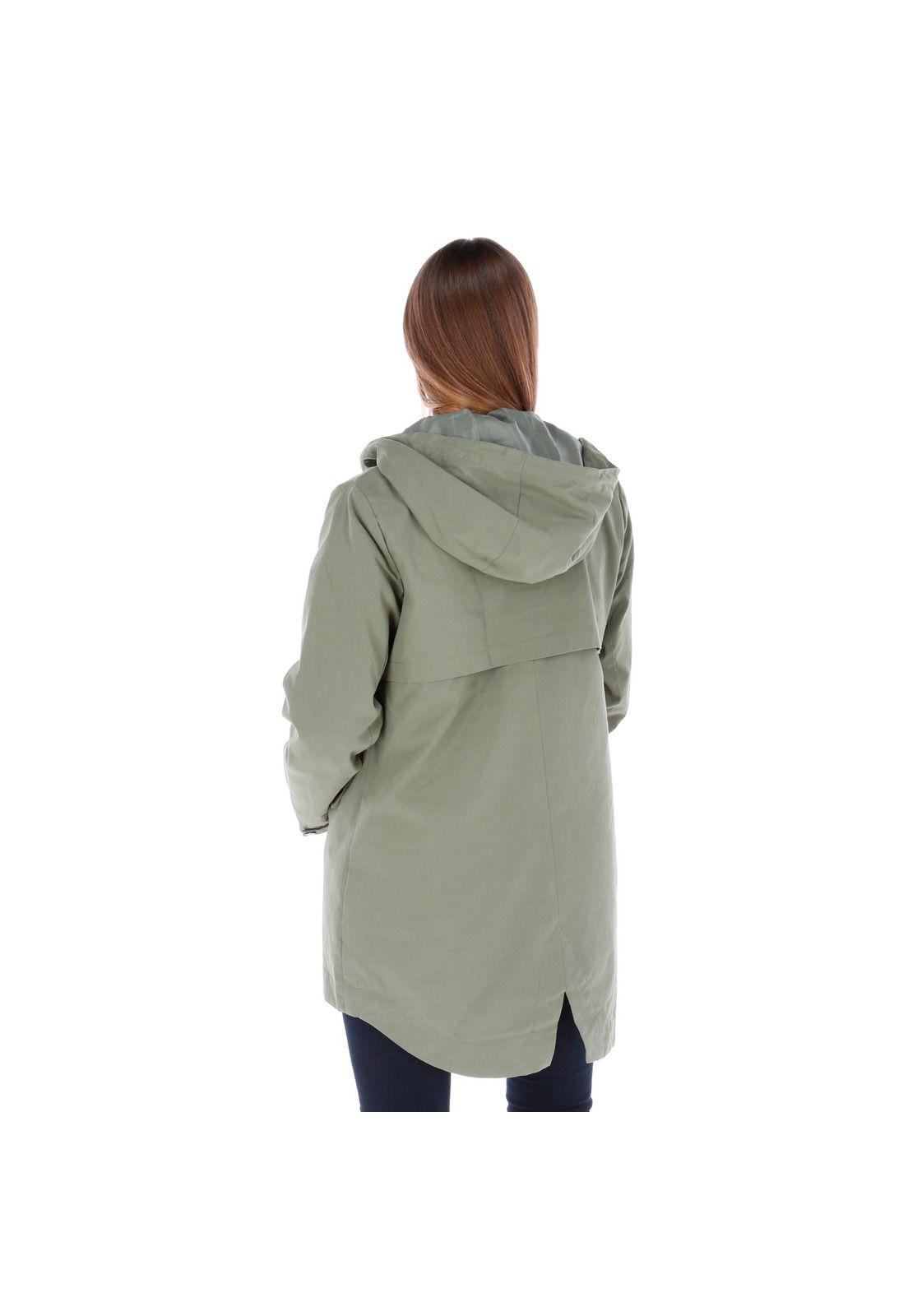 CHAQUETA MUJER PHOEBE TRENCH VERDE CLARO-2