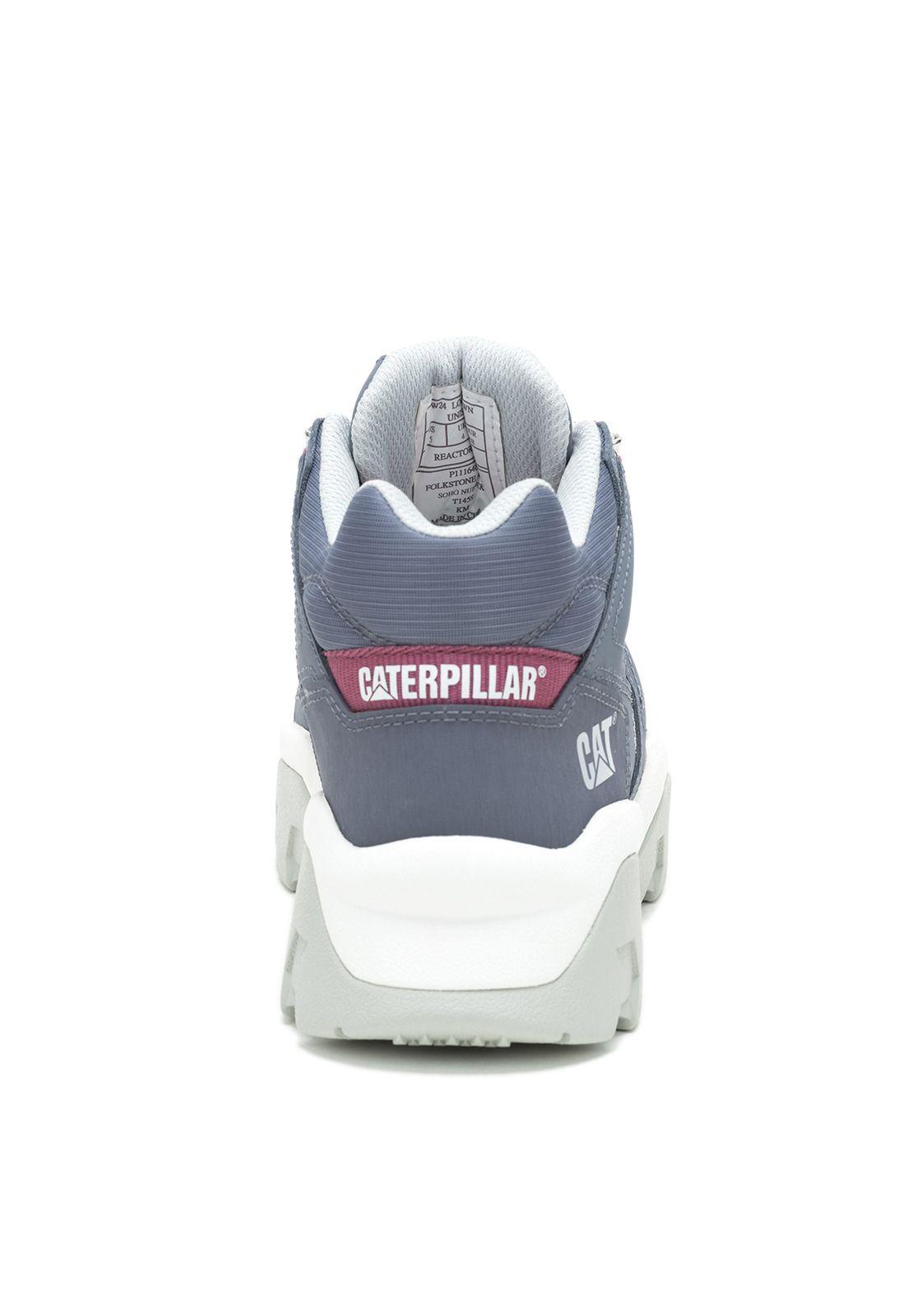 Zapatilla con caña Casual Mujer Reactor Mid Azul -5