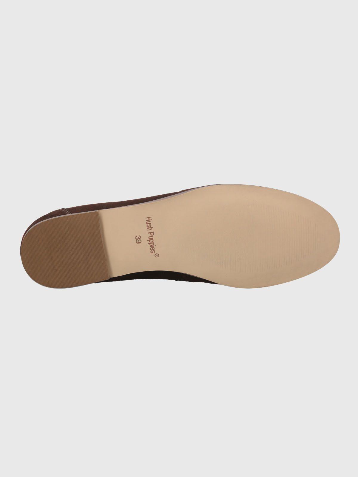 Mocasin Cuero Mujer Poplin Café-7