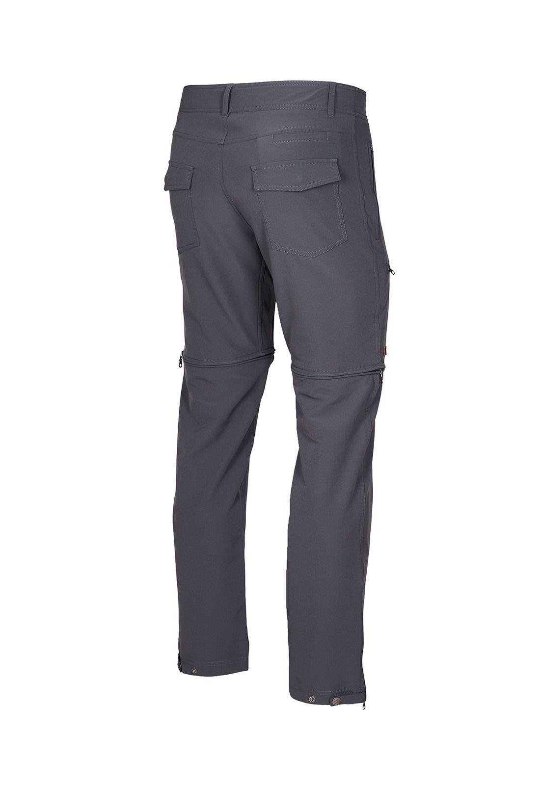 Pantalón Desmontable Fib Reciclada Mujer Gris-1