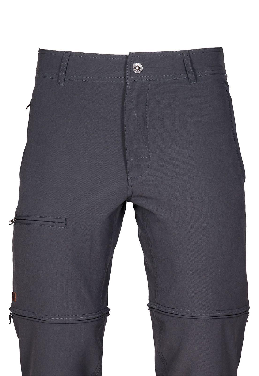 Pantalón Desmontable Fib Reciclada Mujer Gris-3