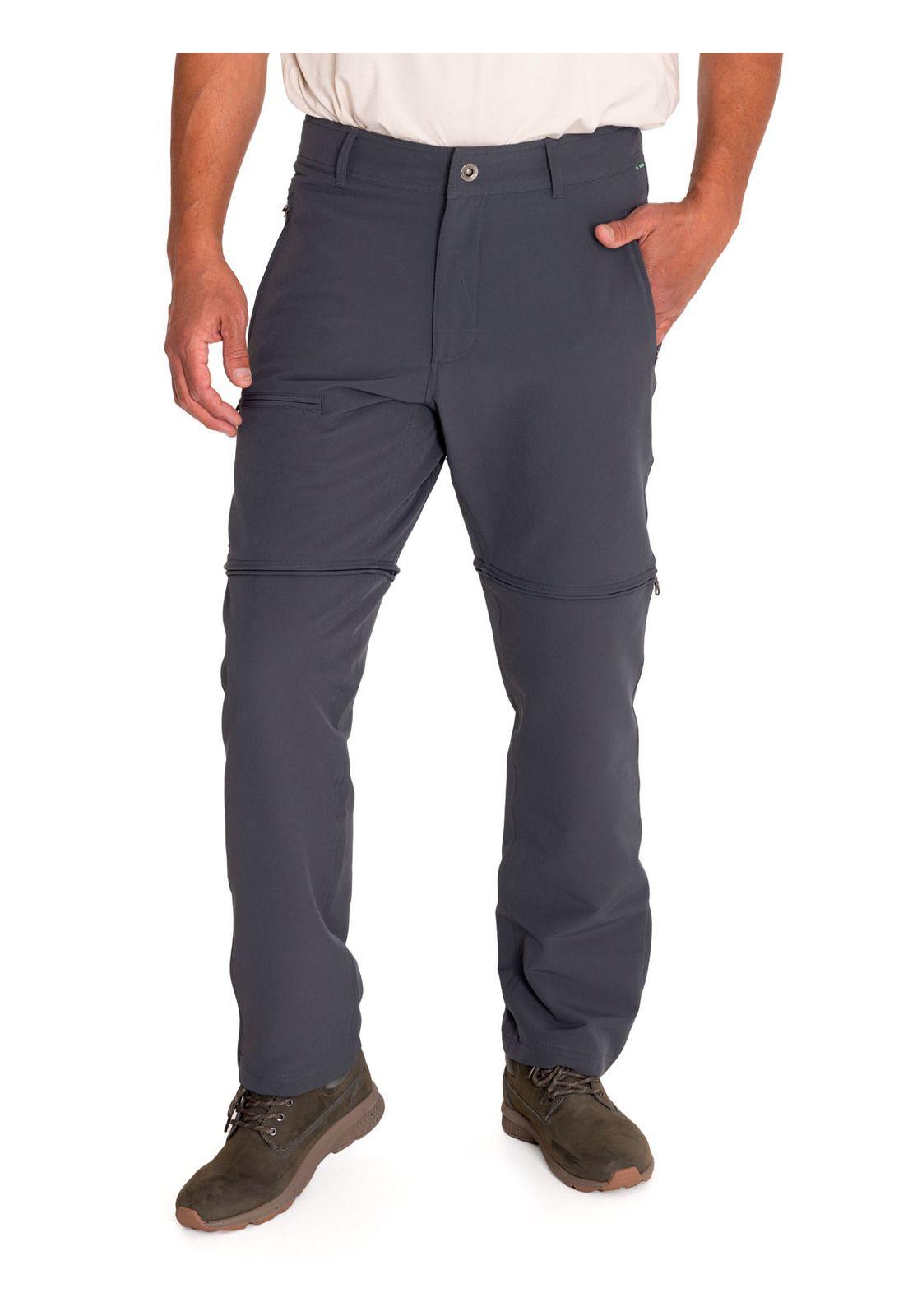 Pantalón Desmontable Fib Reciclada Mujer Gris-4